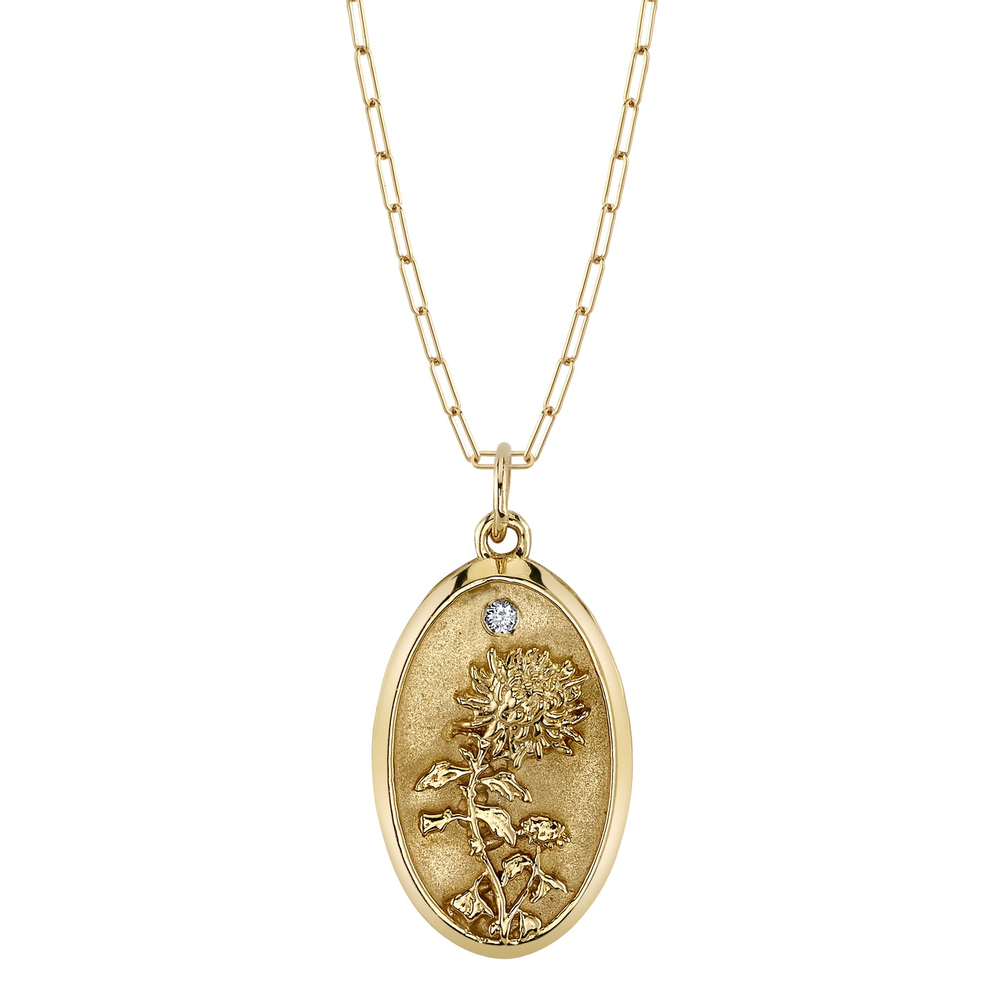 SAMPLE NOVEMBER BIRTH FLOWER CHARM