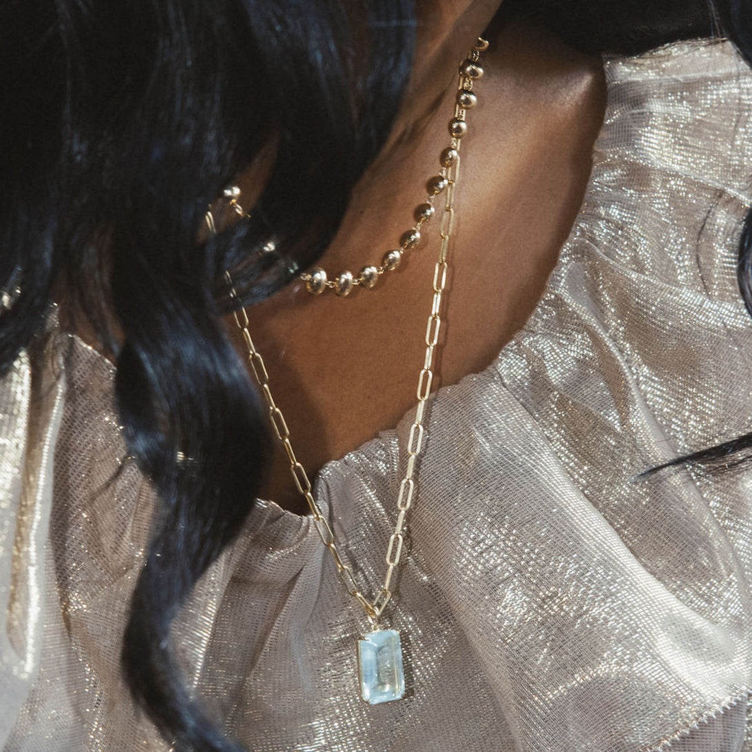 Oval Balloon Necklace