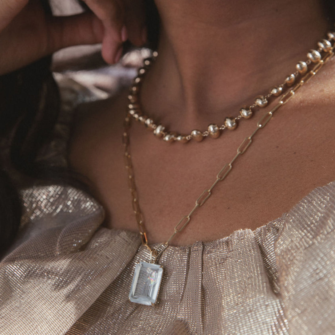 Oval Balloon Necklace