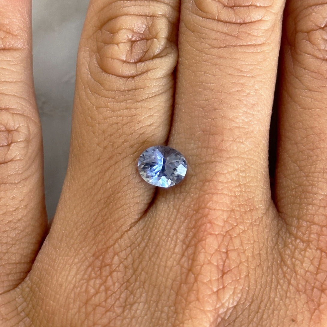 BESPOKE 1.53CT OVAL SAPPHIRE RING