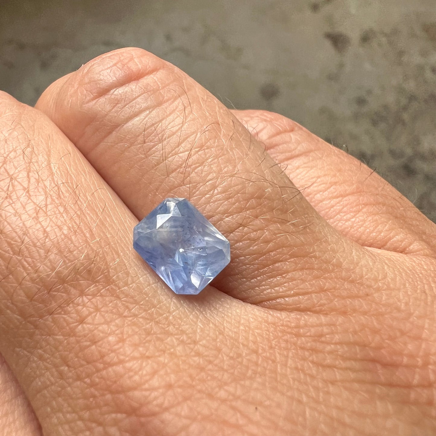 BESPOKE 3.32CT PERIWINKLE SAPPHIRE RING