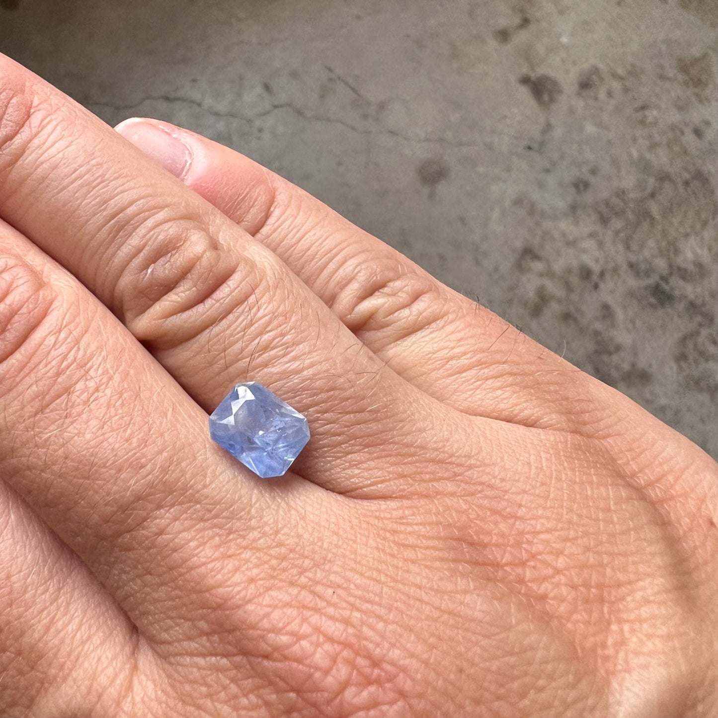 BESPOKE 3.32CT PERIWINKLE SAPPHIRE RING