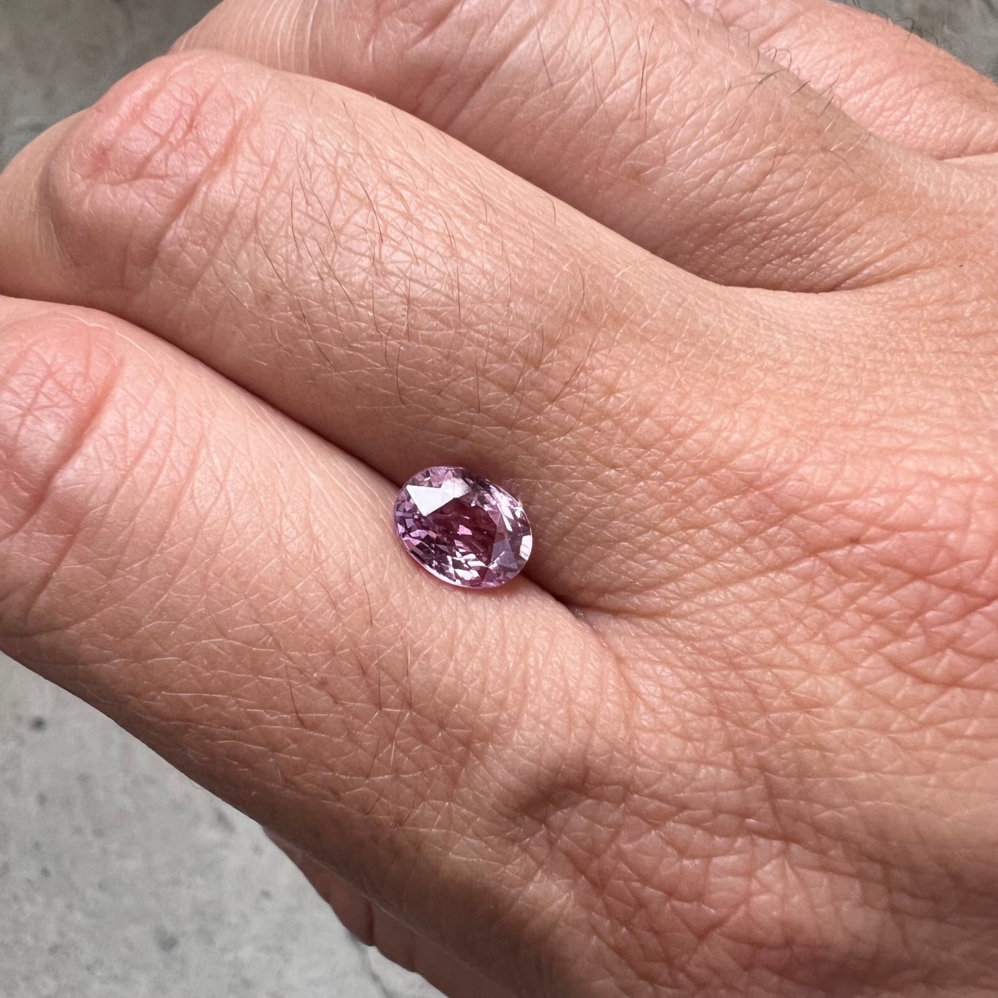BESPOKE 1.48CT PINK SAPPHIRE RING