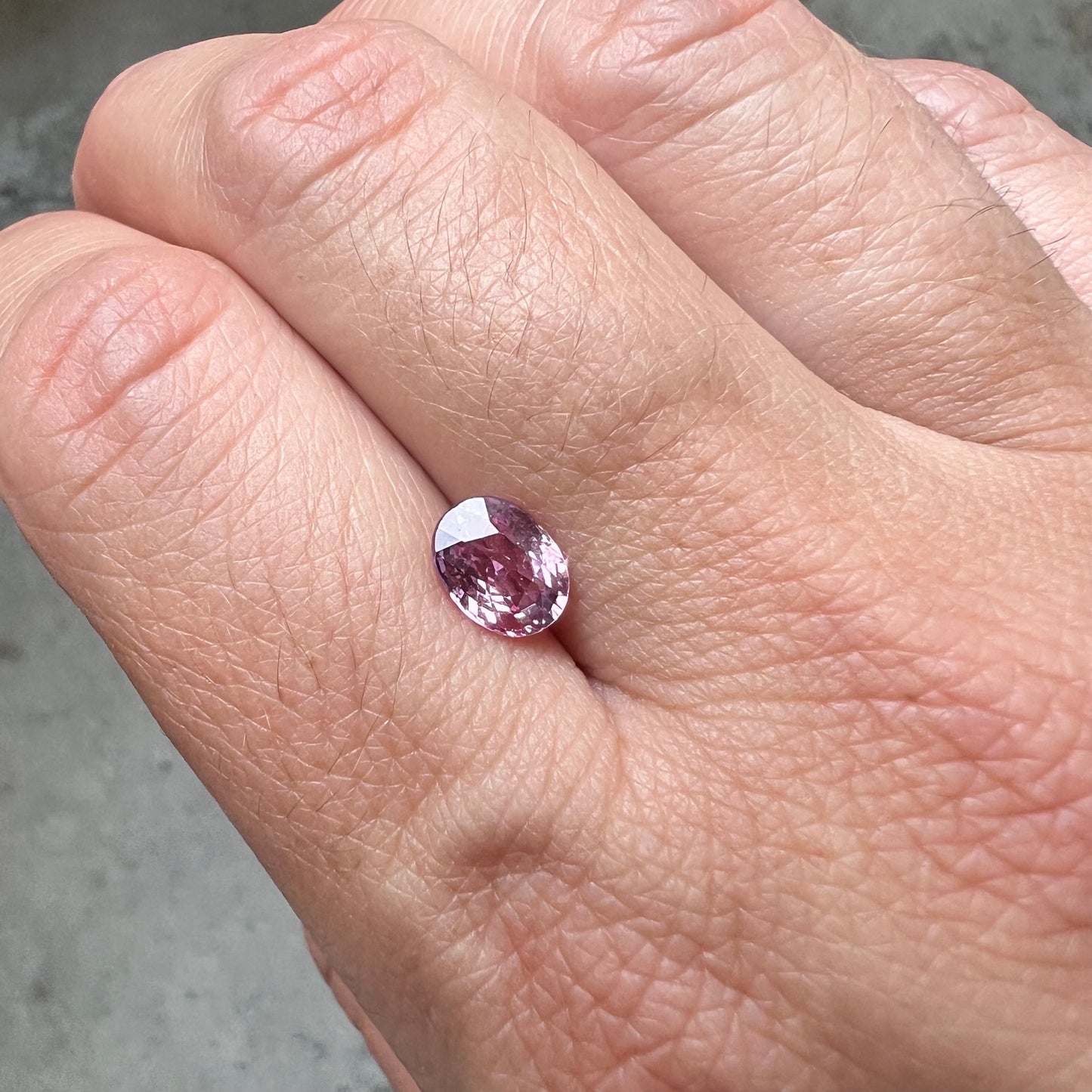 BESPOKE 1.48CT PINK SAPPHIRE RING