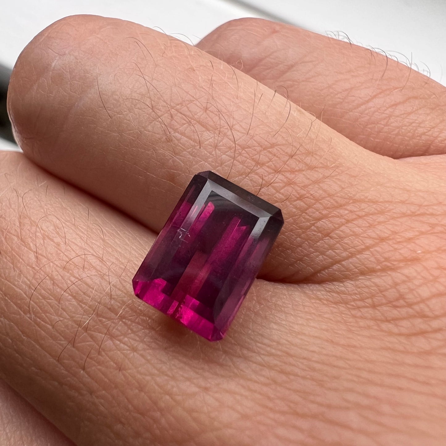 BESPOKE 4.93CT PINK TOURMALINE RING