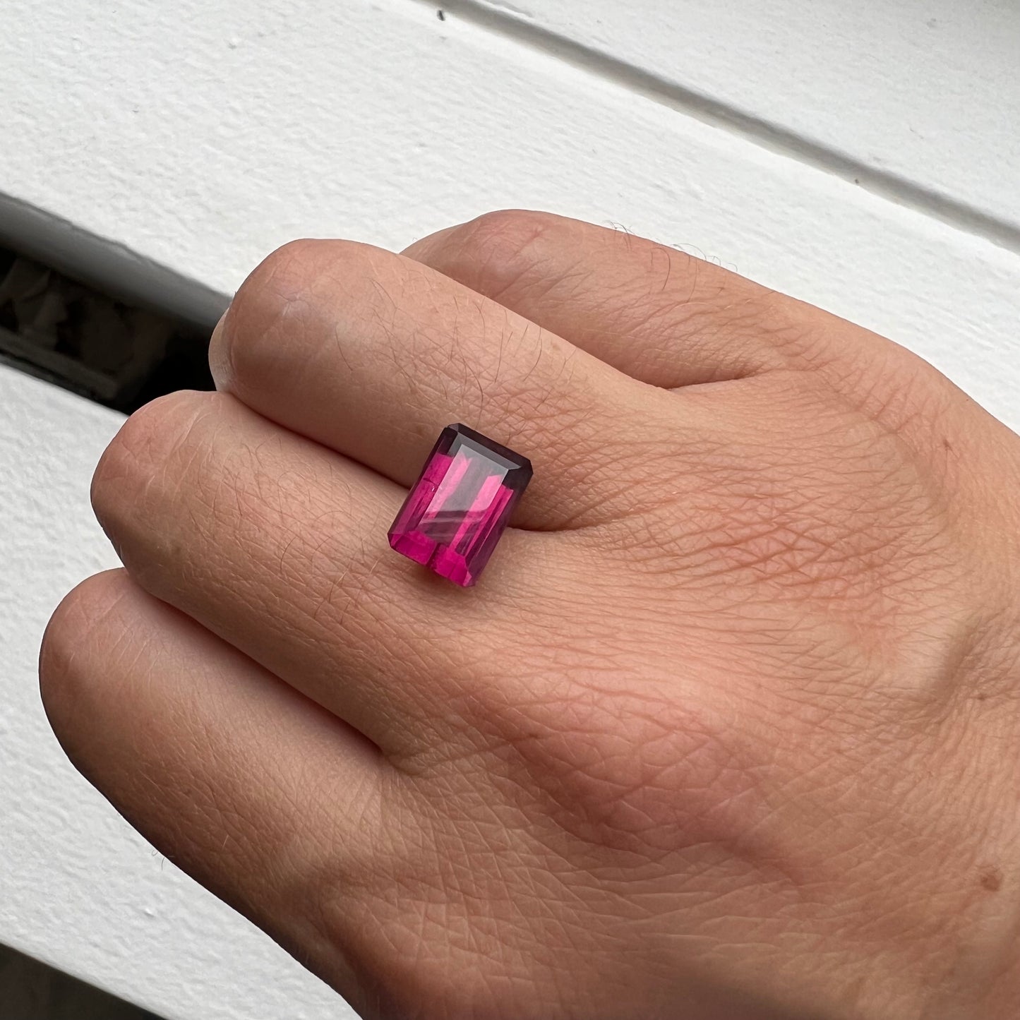 BESPOKE 4.93CT PINK TOURMALINE RING