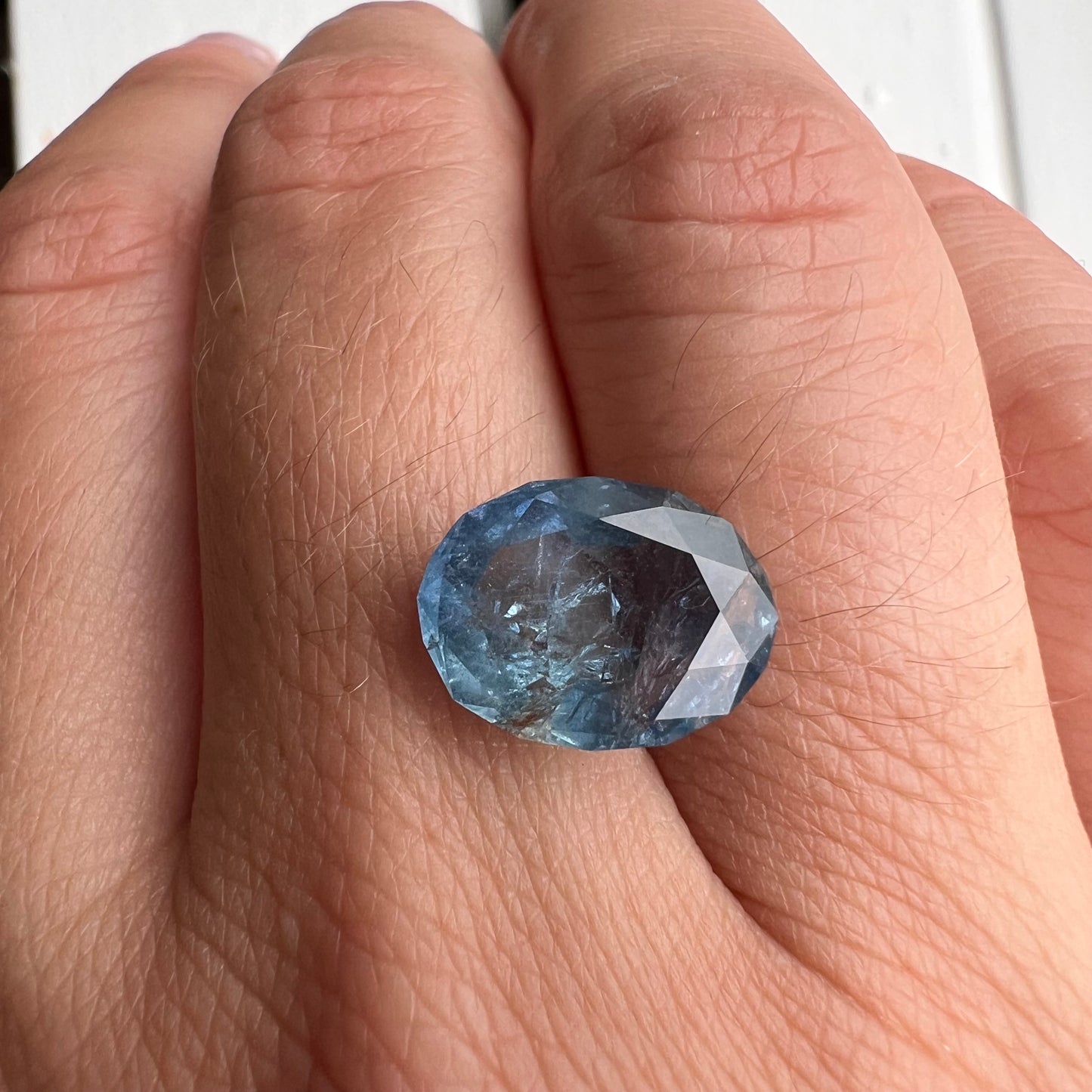 BESPOKE 6.24CT BLUE SAPPHIRE RING