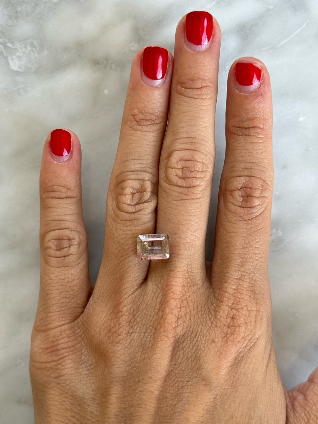 BESPOKE 2.90CT WATERMELON TOURMALINE RING