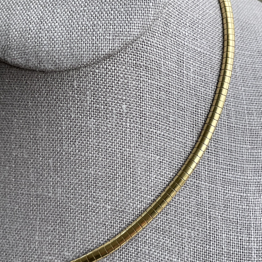 Vintage Italian Omega Necklace