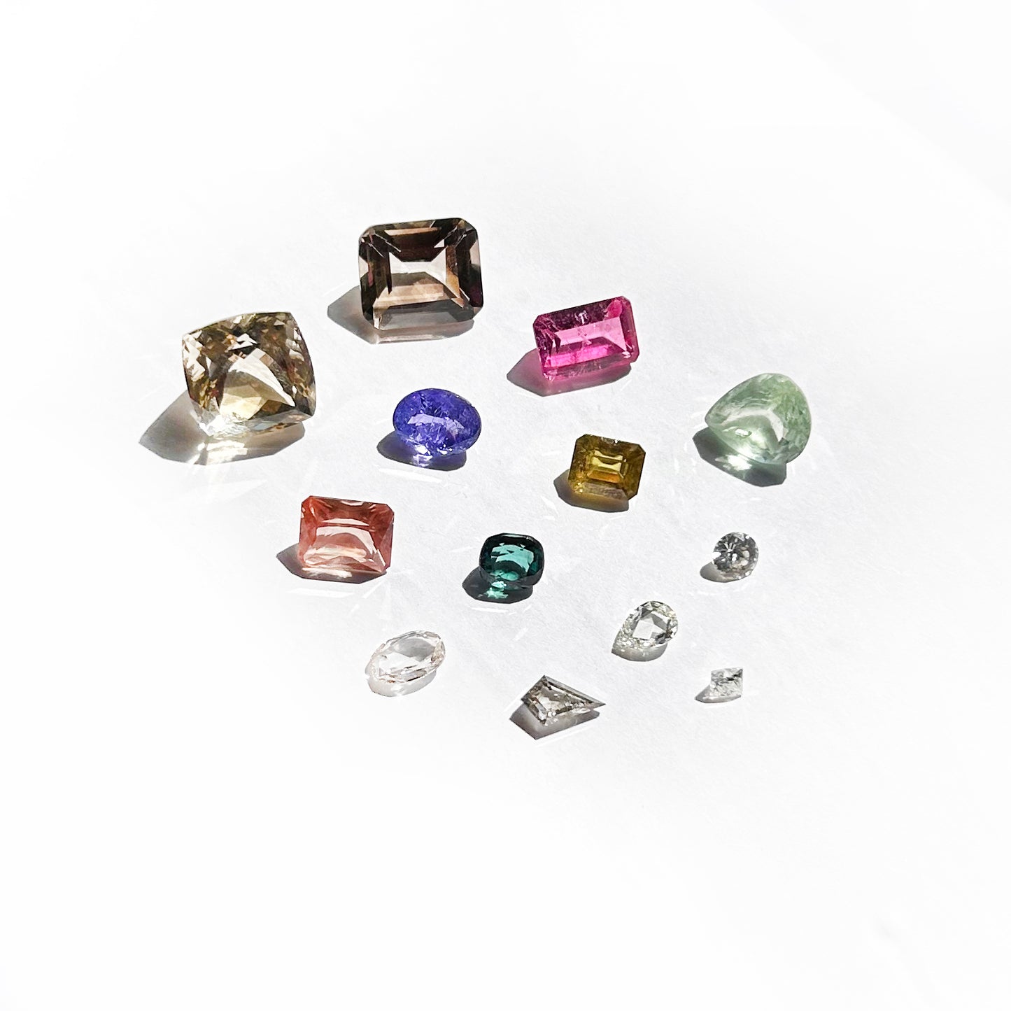 MINI BESPOKE RECYCLED PRINCESS CUT DIAMOND RING