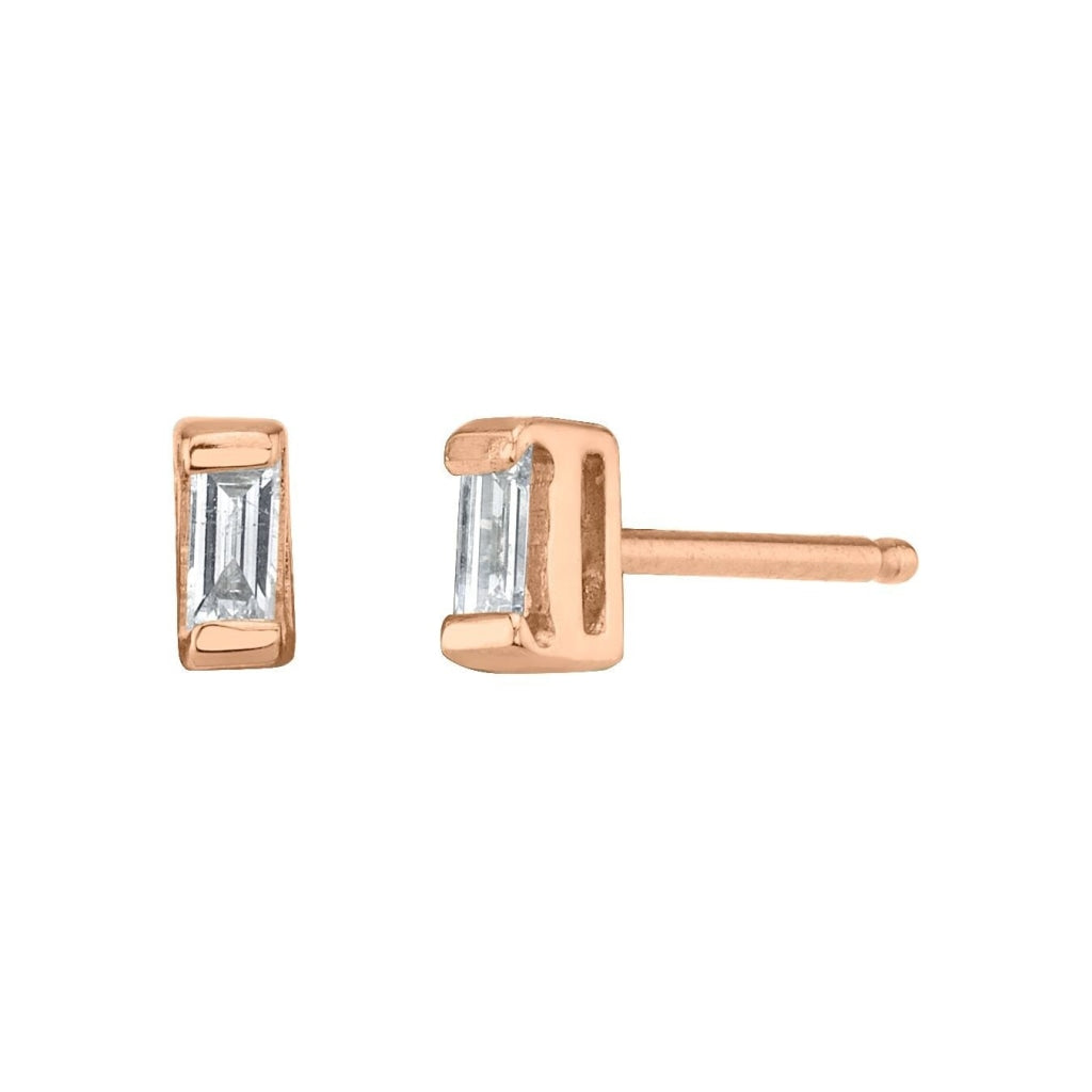 rose gold, white diamond