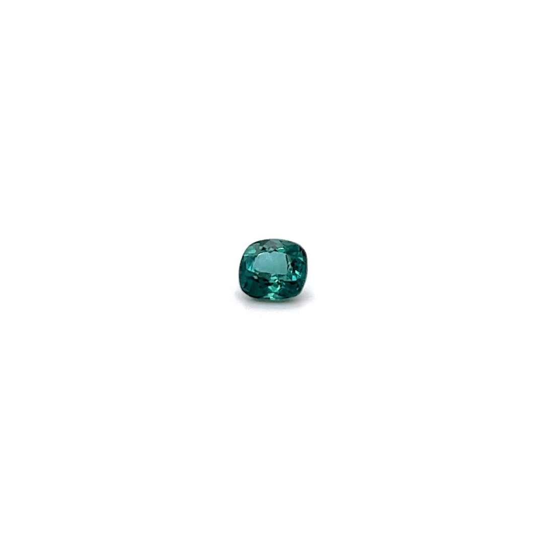BESPOKE TEAL GREEN TOURMALINE RING
