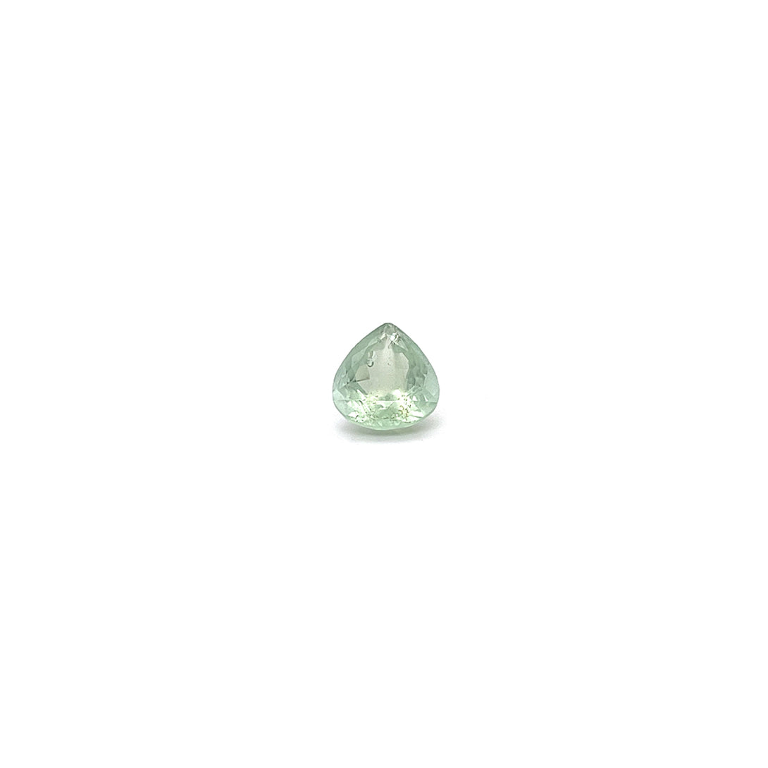 BESPOKE PEAR SHAPED GREEN BERYL RING
