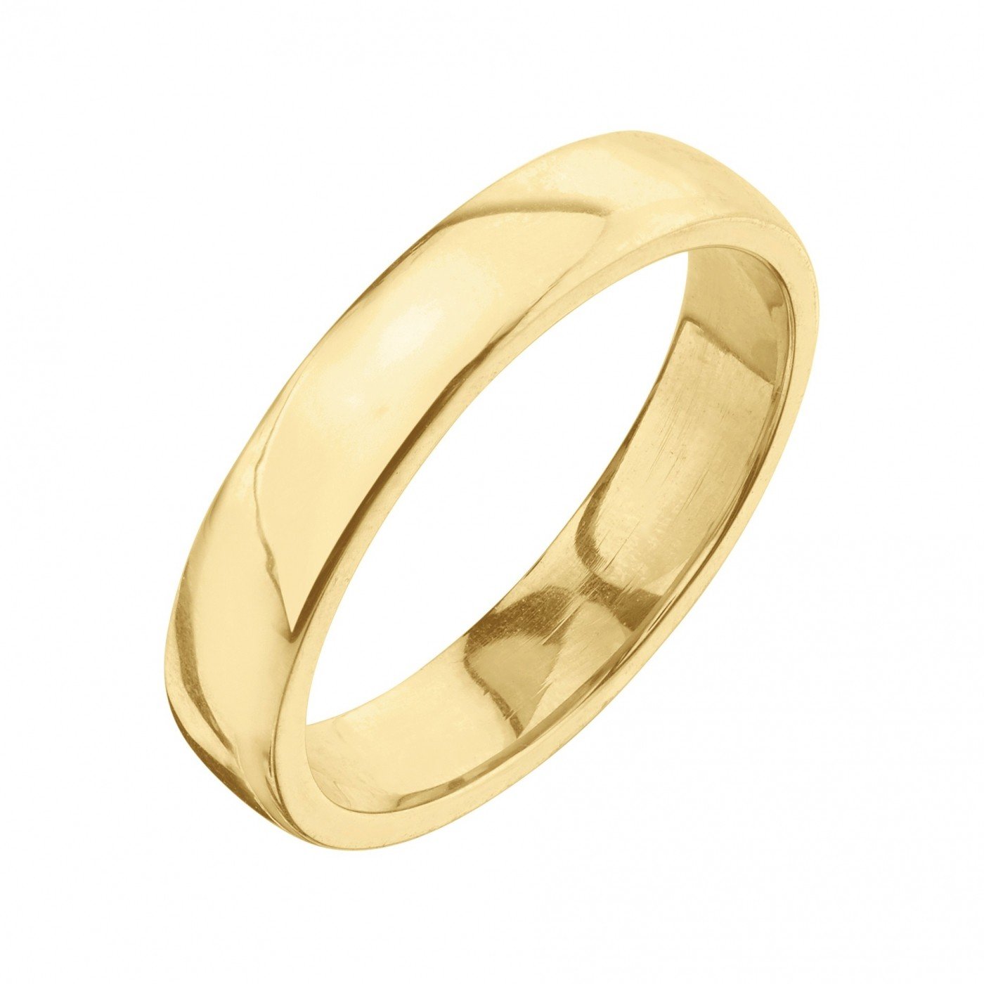 CLASSIC WIDE GOLD BAND Wide Ring – Starling - Main Image