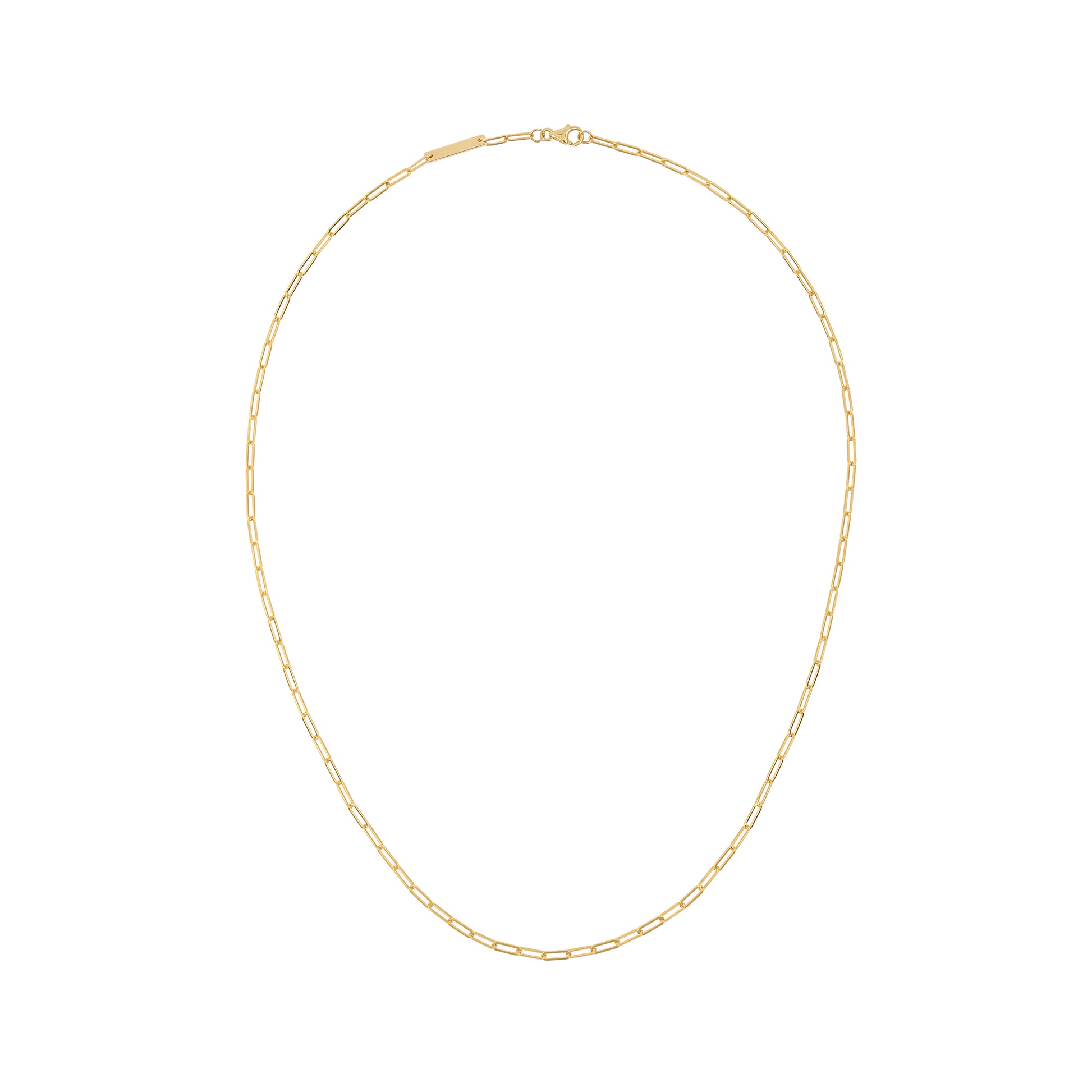 ENGRAVED BAR NECKLACE