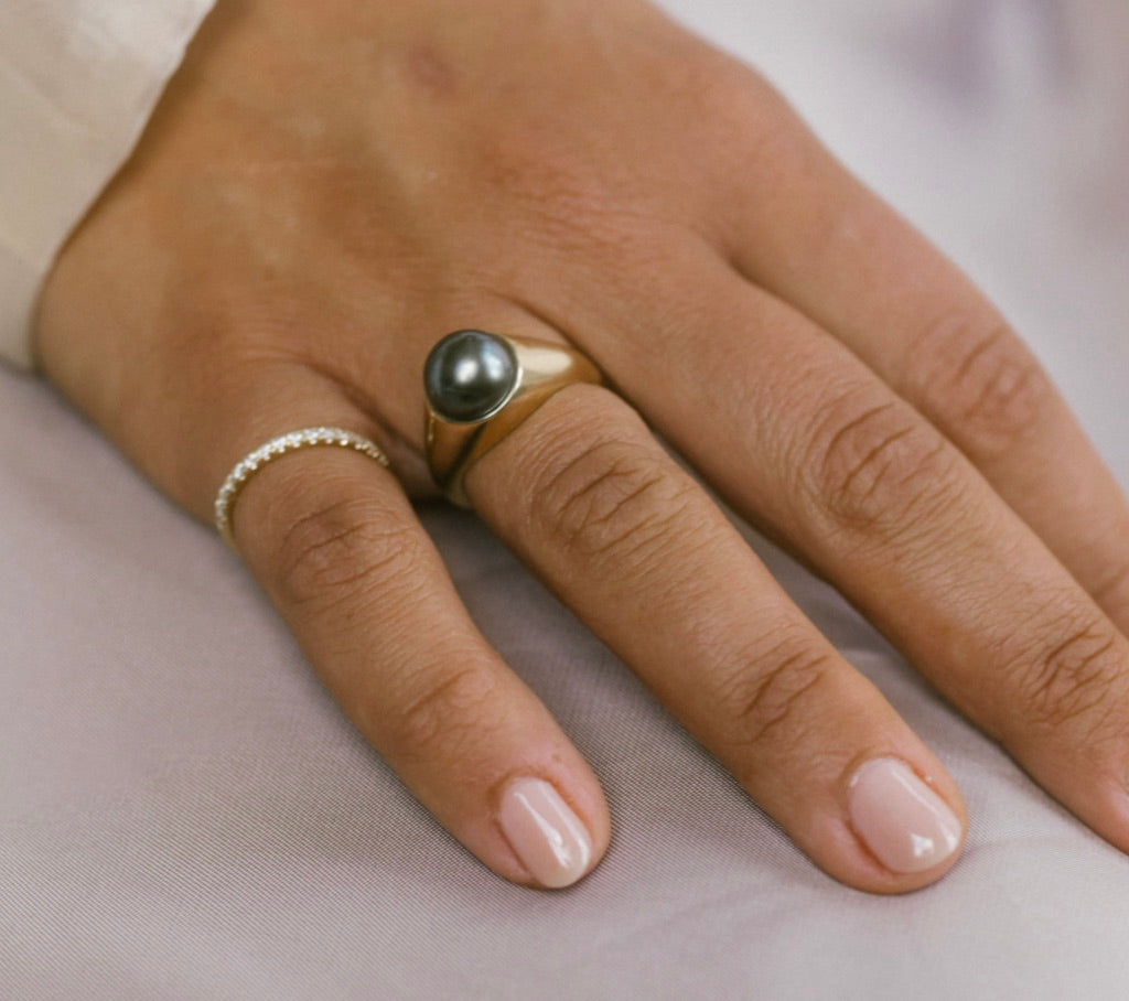 PEARL JOSEPHINE BIRTHSTONE RING
