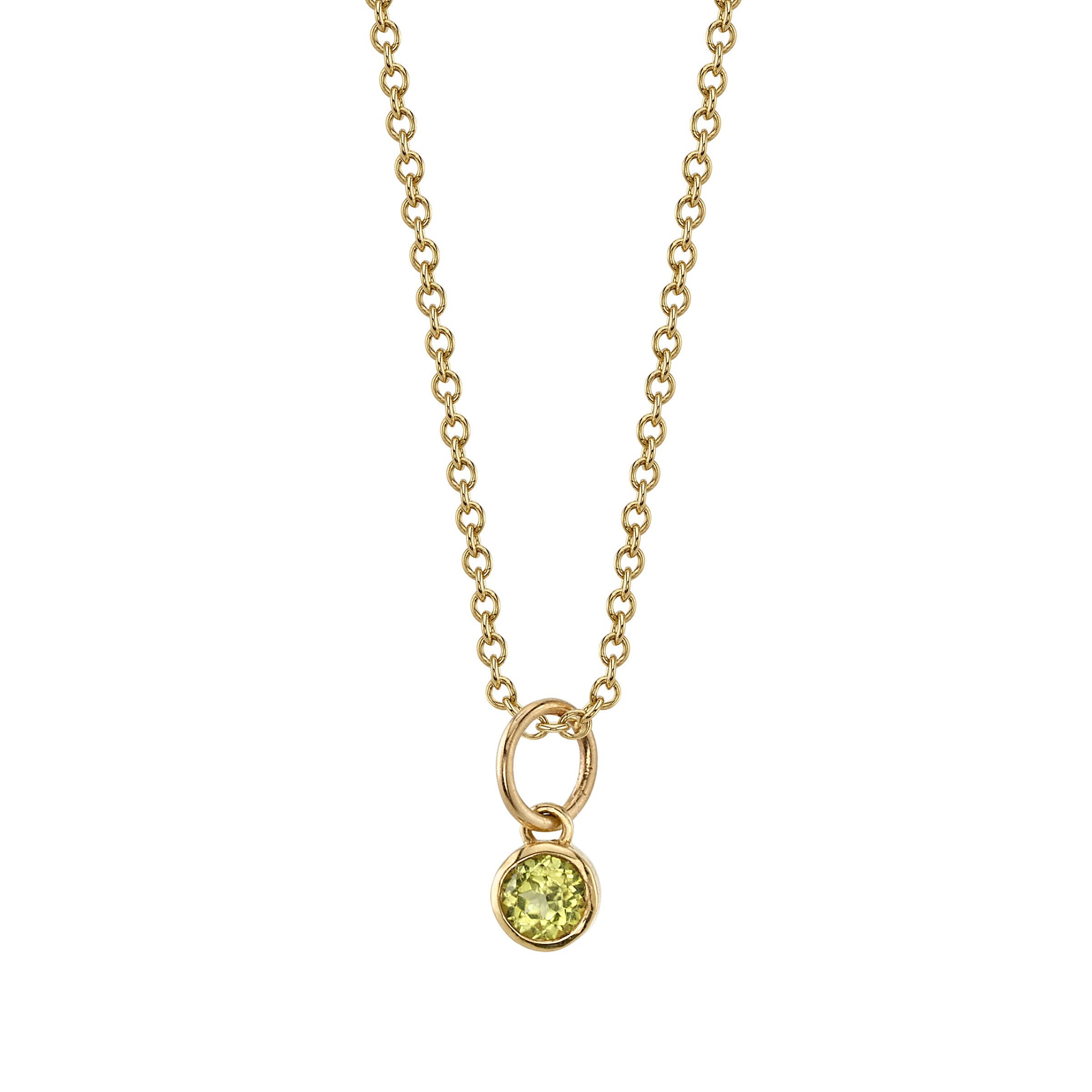 PERIDOT BIRTHSTONE CHARM