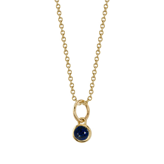 SAPPHIRE BIRTHSTONE CHARM