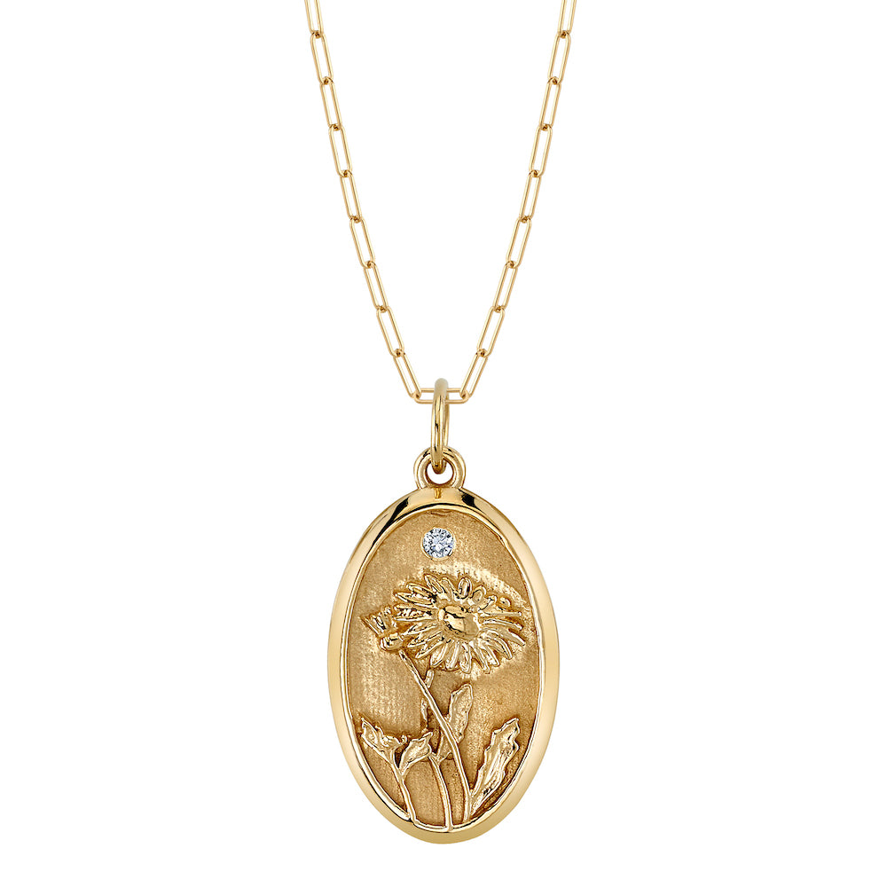 SEPTEMBER BIRTH FLOWER CHARM