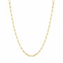 Staple Chain Necklace 14K Yellow Gold / 16In