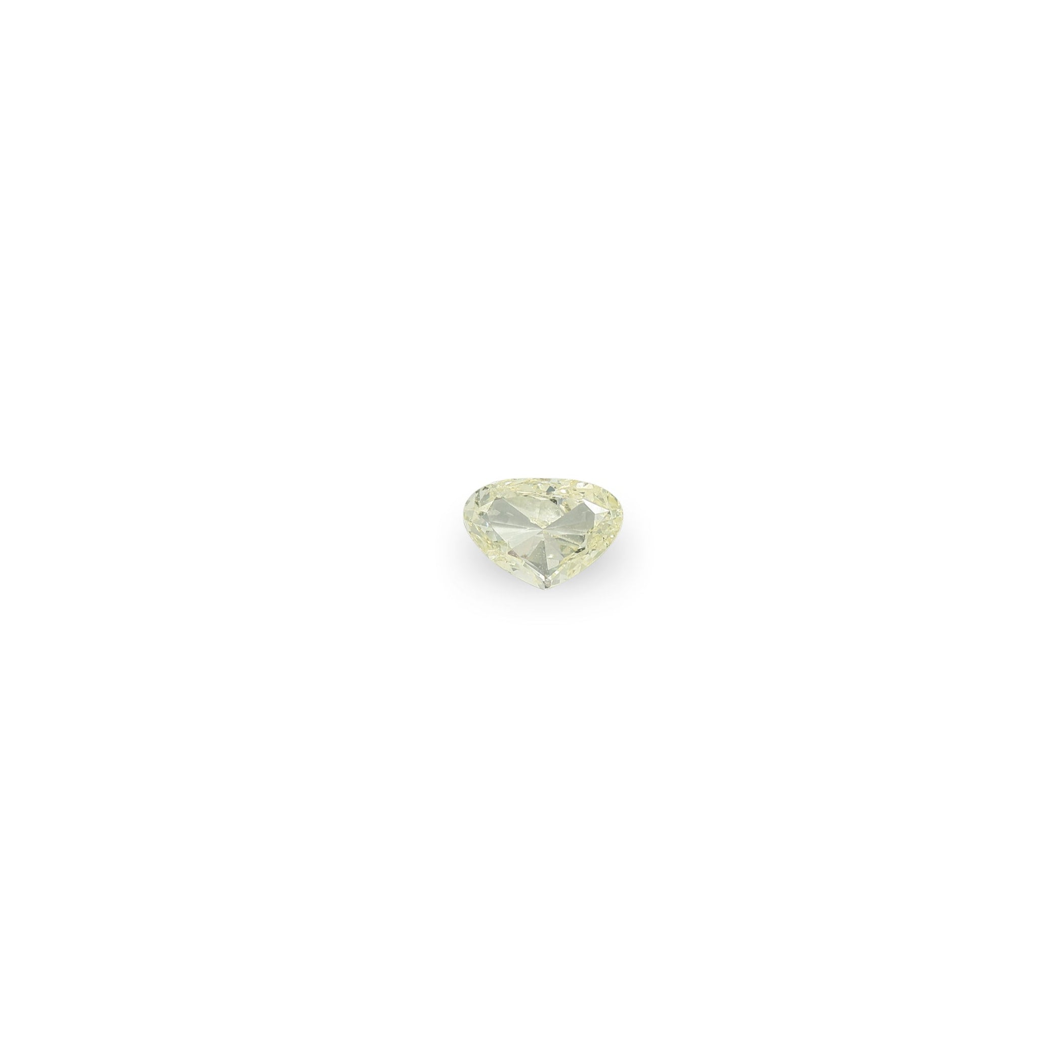 BESPOKE 0.41CT YELLOW PEAR DIAMOND