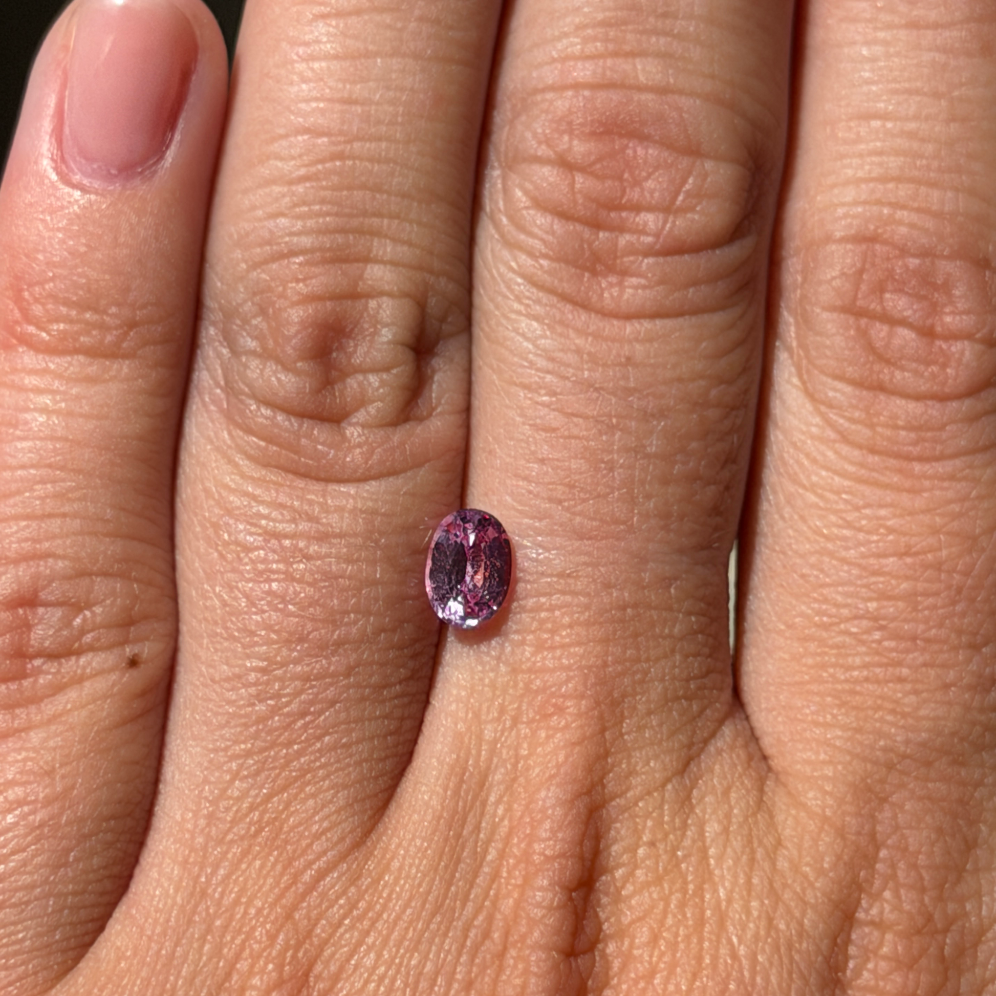 Bespoke 0.90ct Oval Pink Spinel