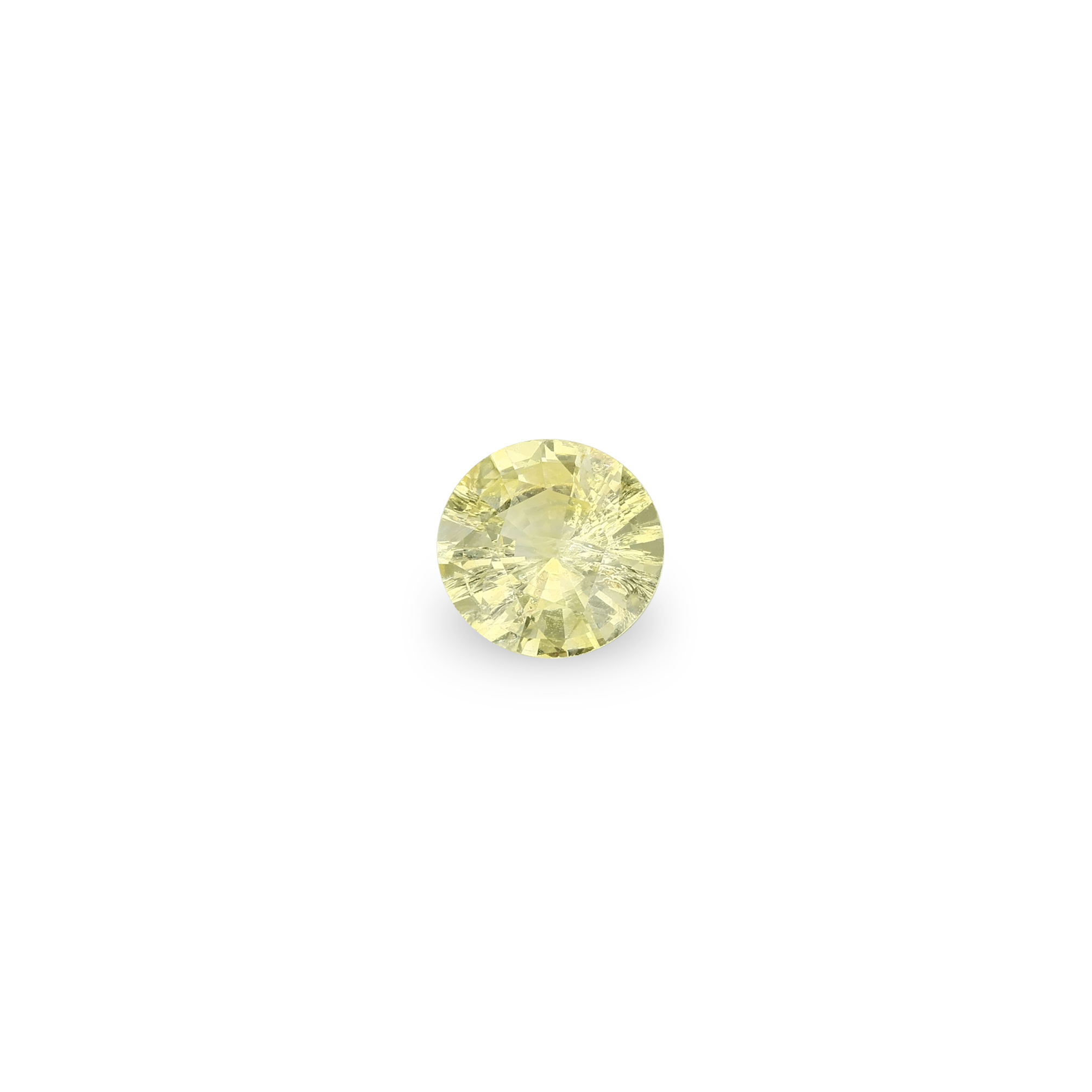 Bespoke 0.95ct Round Yellow Sapphire