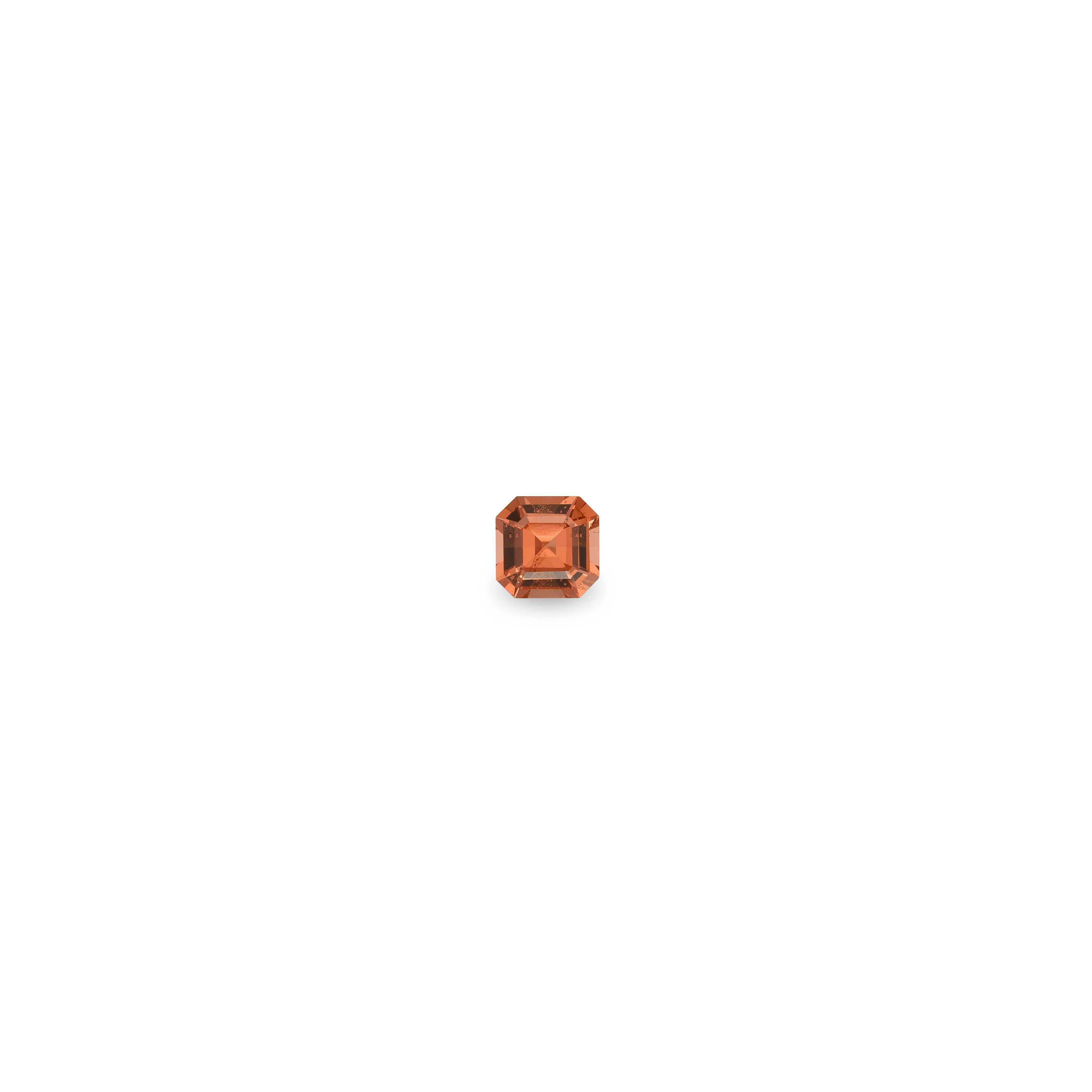 1.12ct Asscher Cut Malaya Garnet
