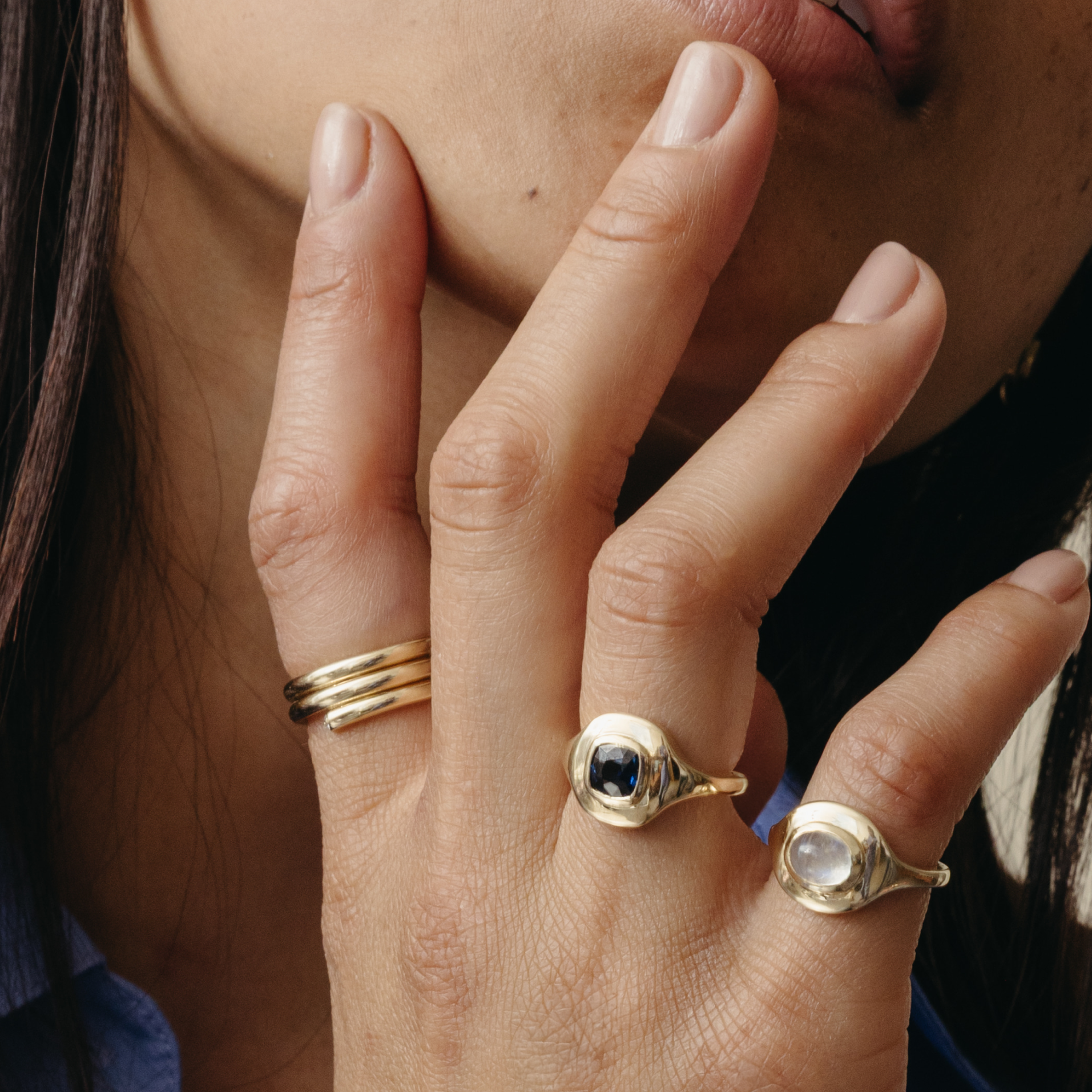 1.16 Sapphire Ripple Ring