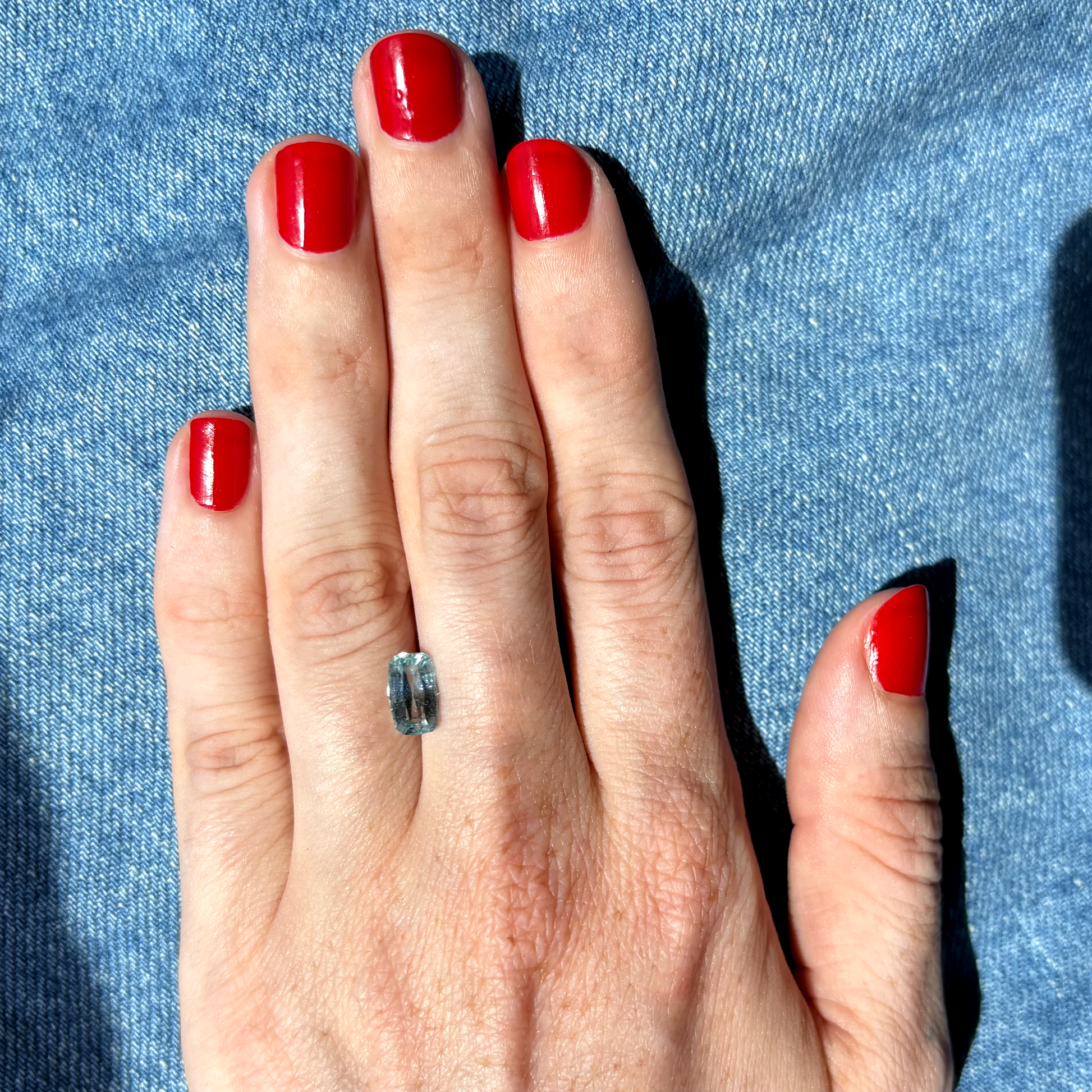 Bespoke 1.38ct Colorado Aquamarine