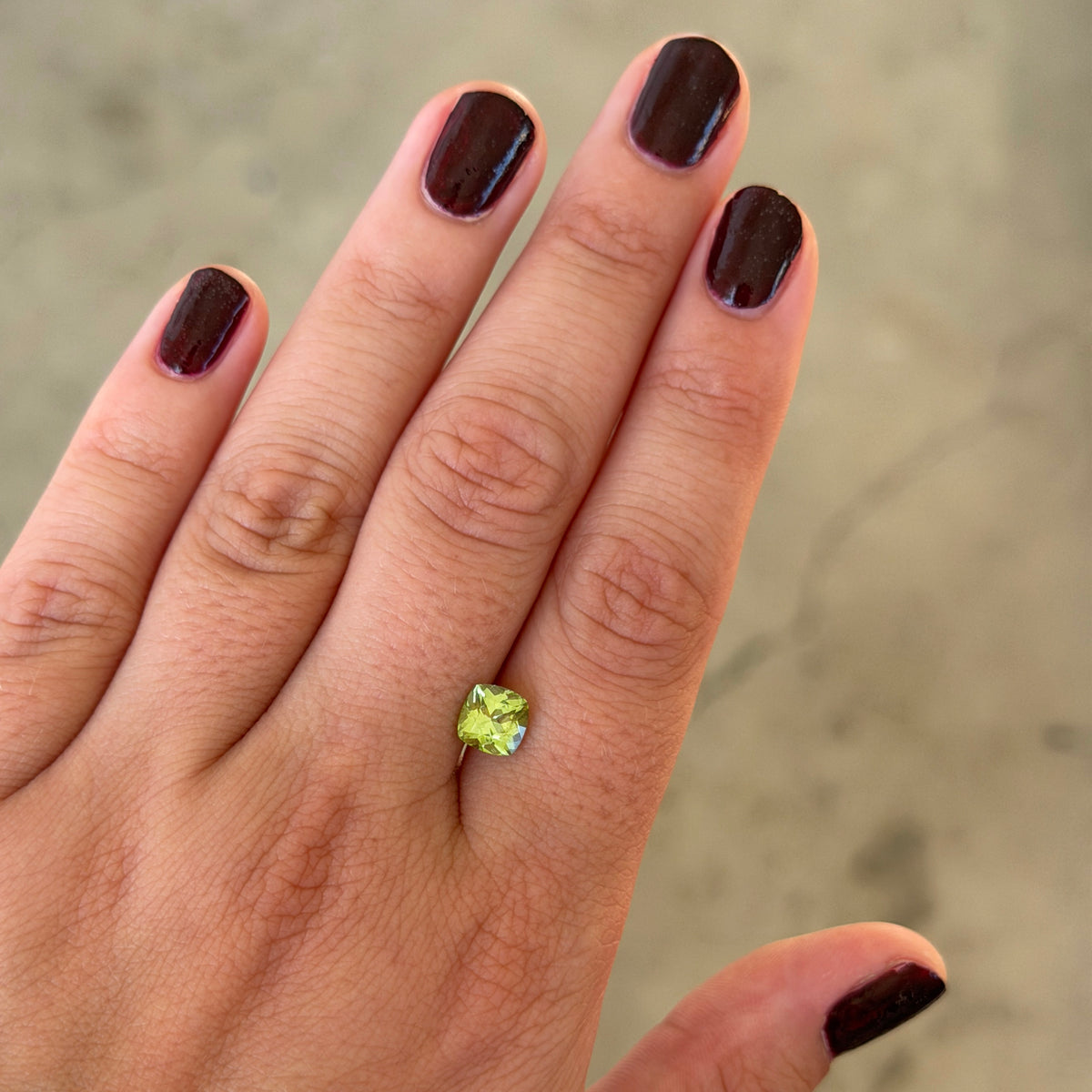 1.42ct Cushion Peridot