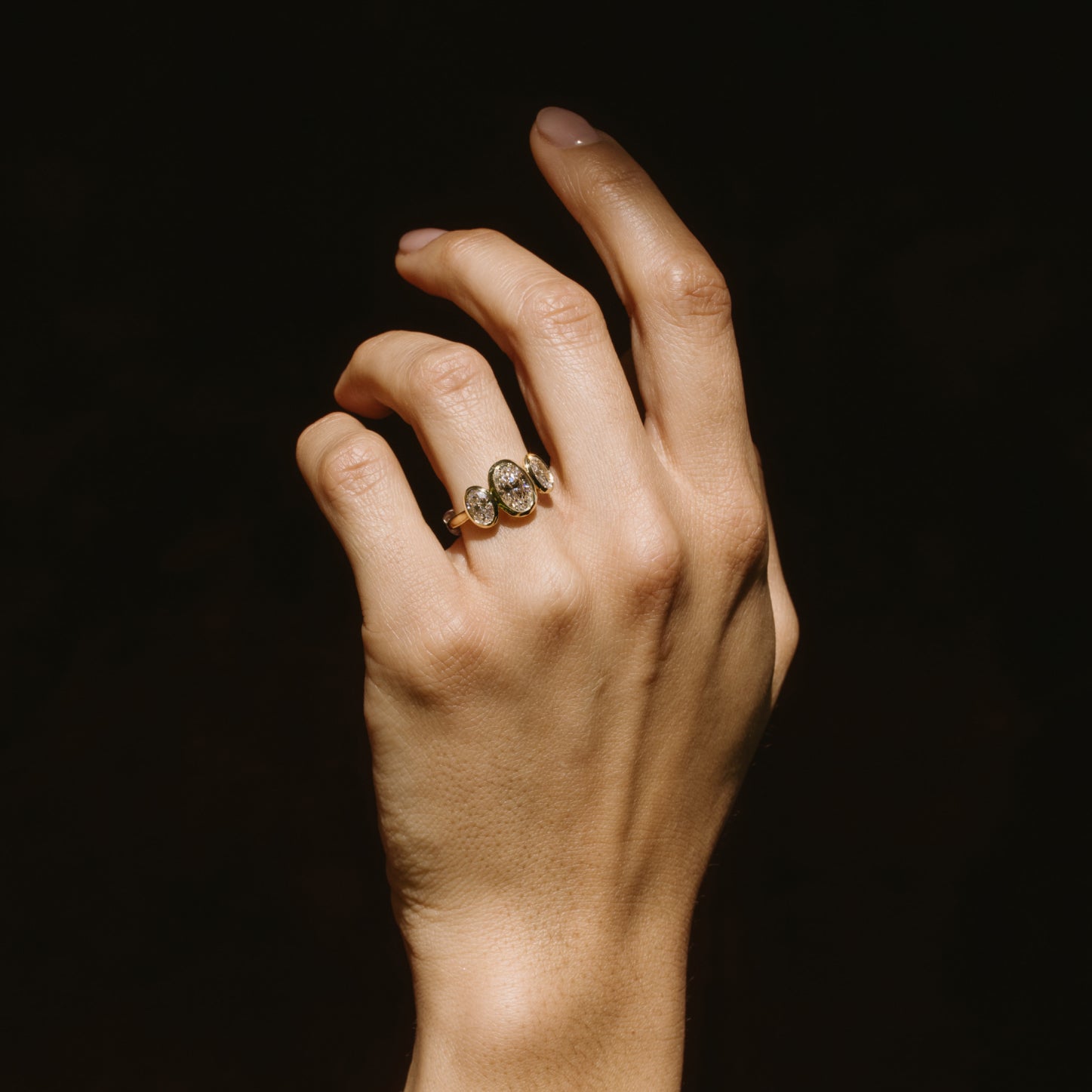 2.54tcw Oval Diamond Auden Ring