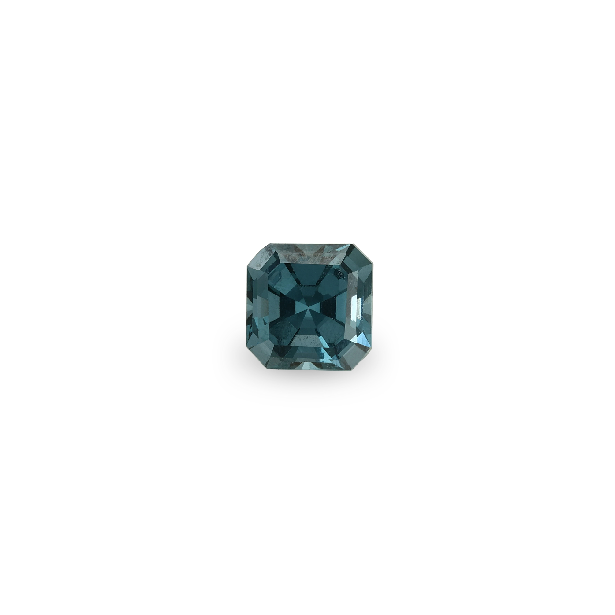 Bespoke 1.54ct Denim Asscher Cut Spinel