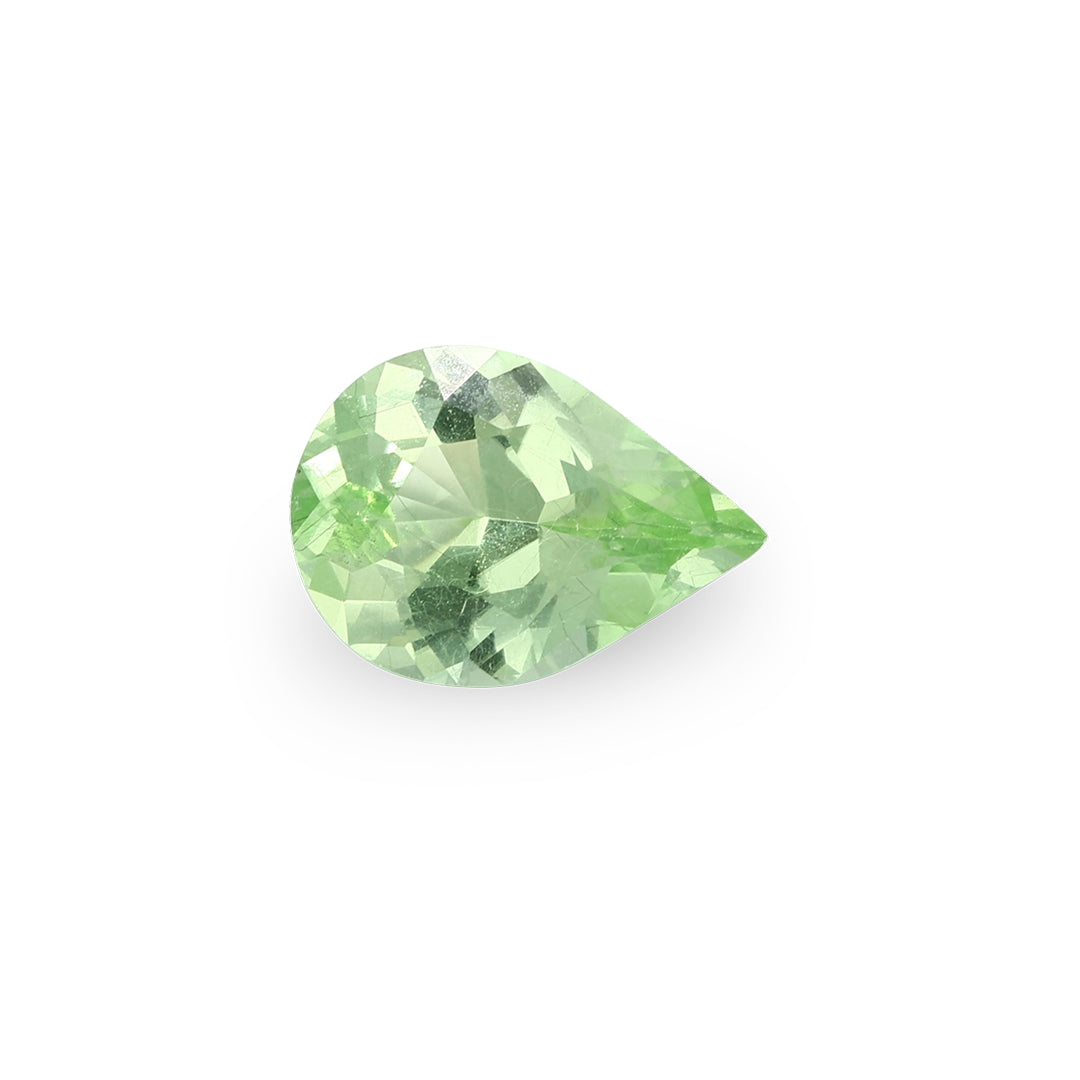 BESPOKE 1.56CT GREEN PERIDOT PEAR