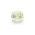 Yellow sapphire gemstone on a white background