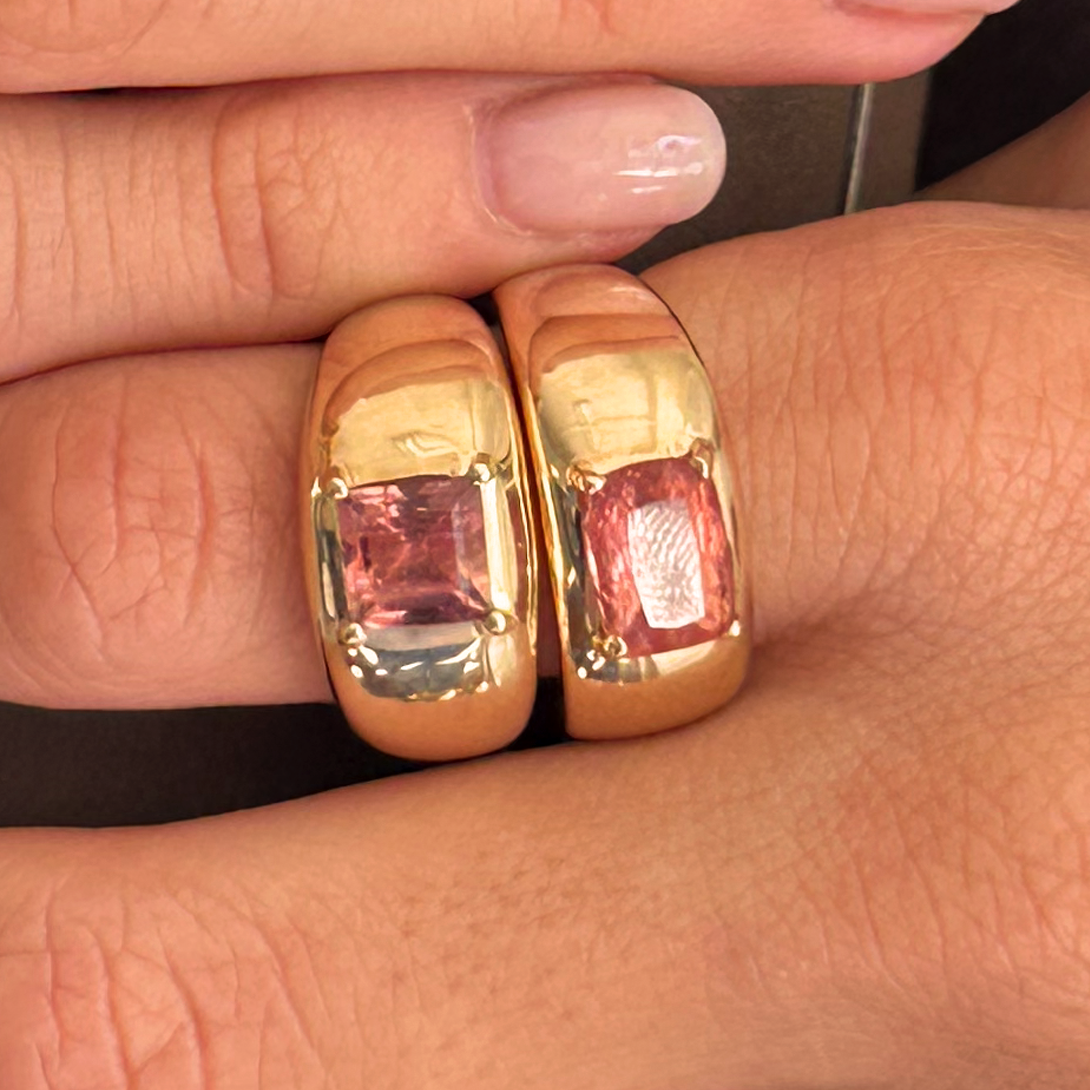 1.64ct Imperial Topaz Cloud Ring