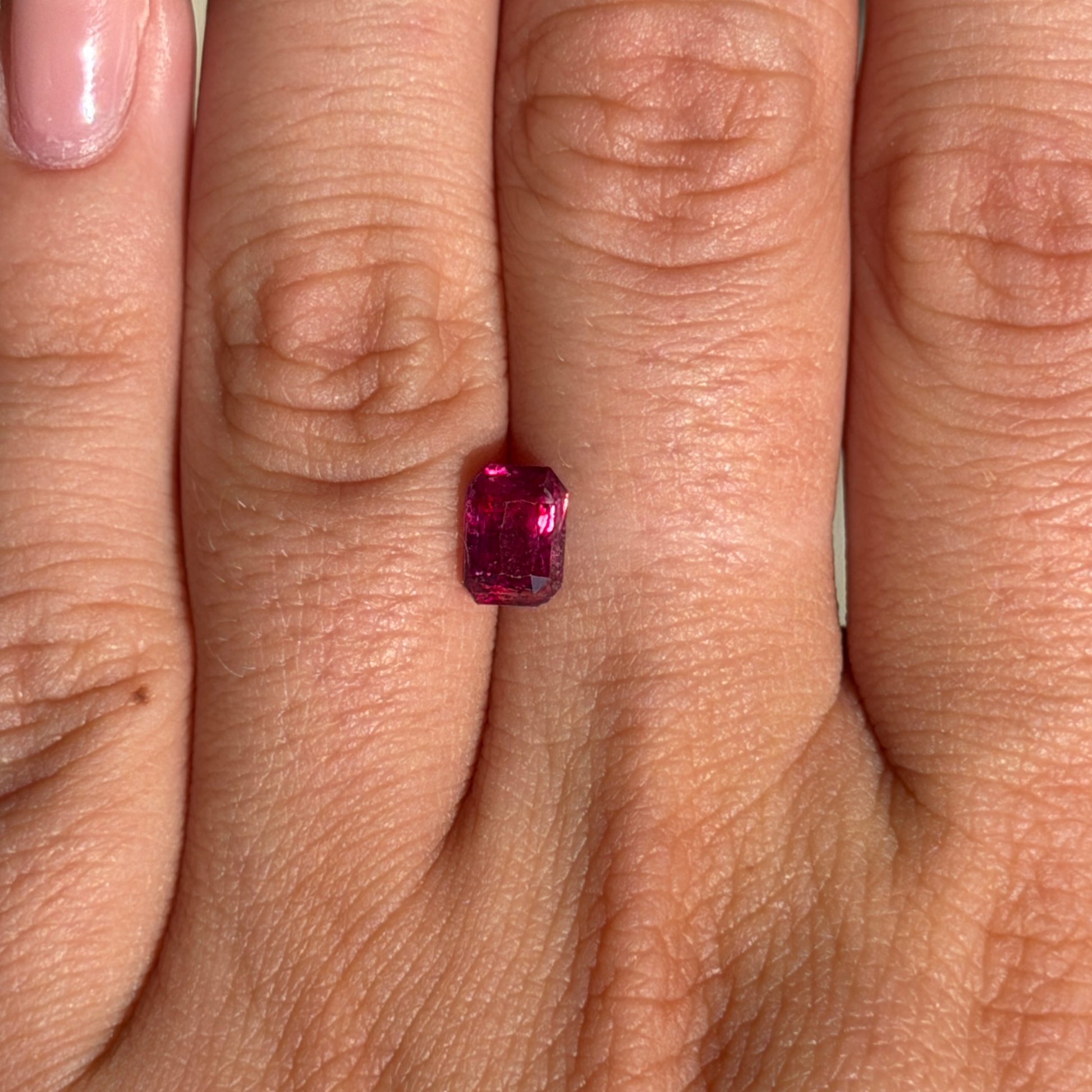 Bespoke 1.67ct Purplish Red Ruby