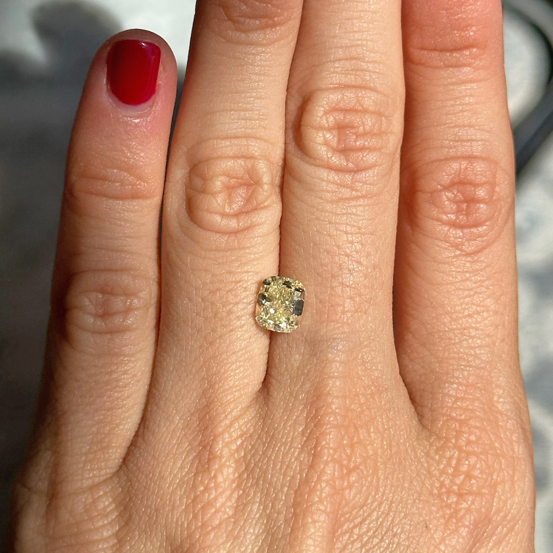 BESPOKE YELLOW CUSHION CUT DIAMOND – Starling