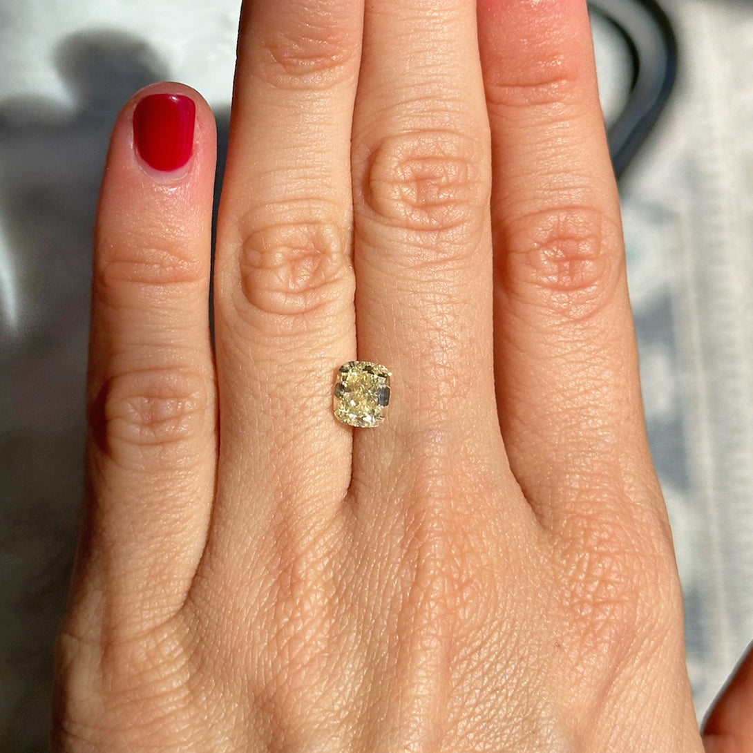 BESPOKE YELLOW CUSHION CUT DIAMOND – Starling1