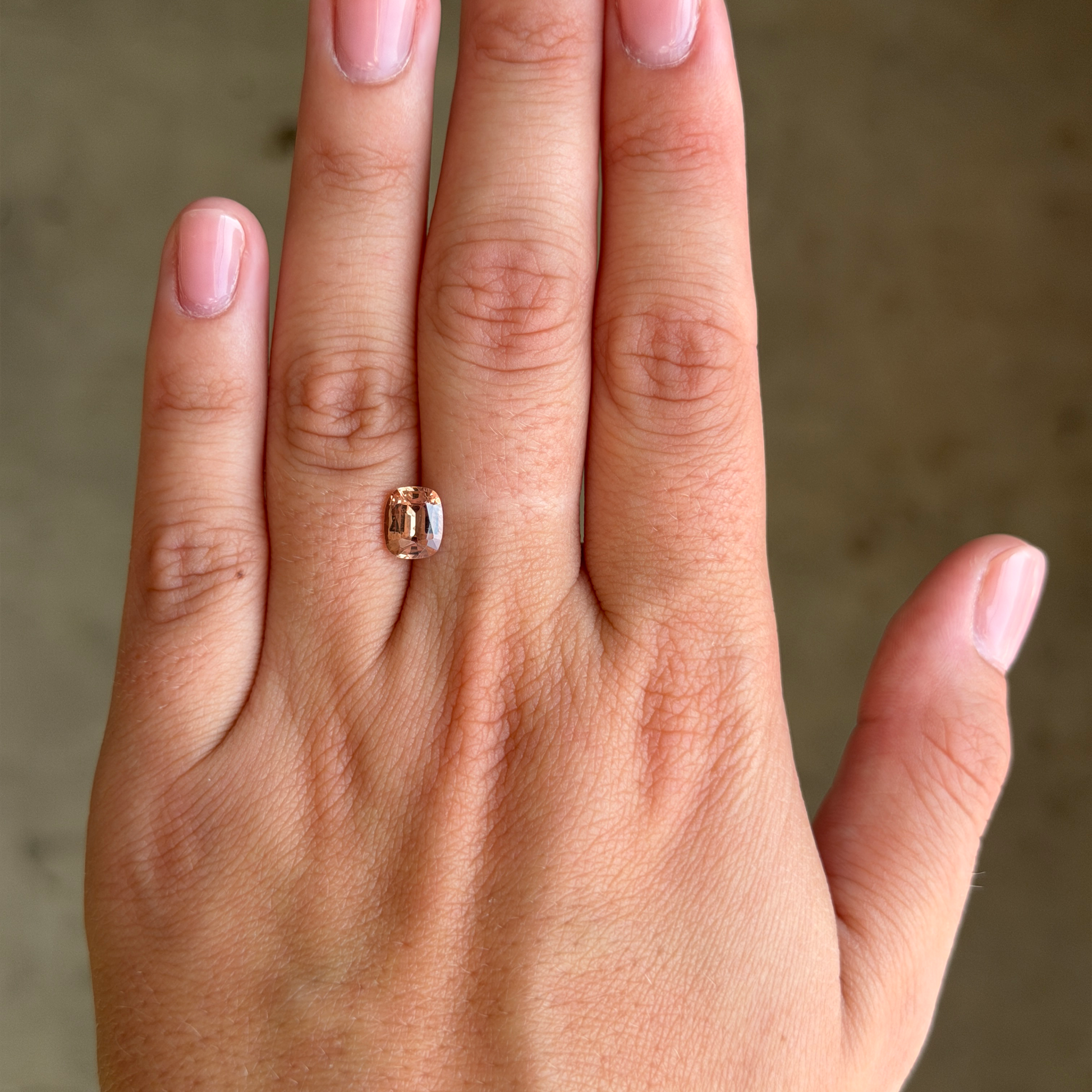 Bespoke 1.71ct Cinnamon Sapphire