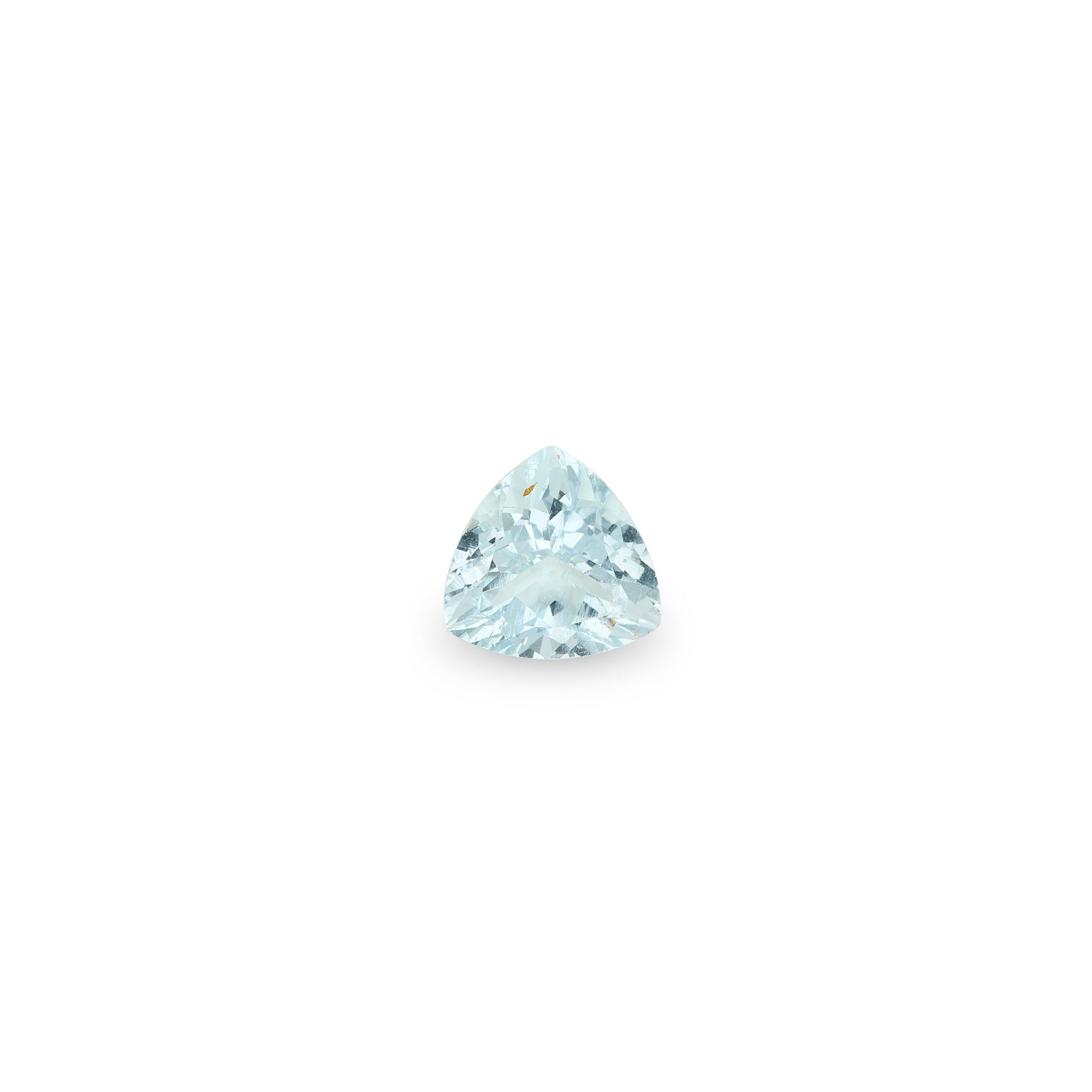 Bespoke 2.76ct Trilliant Light Aquamarine