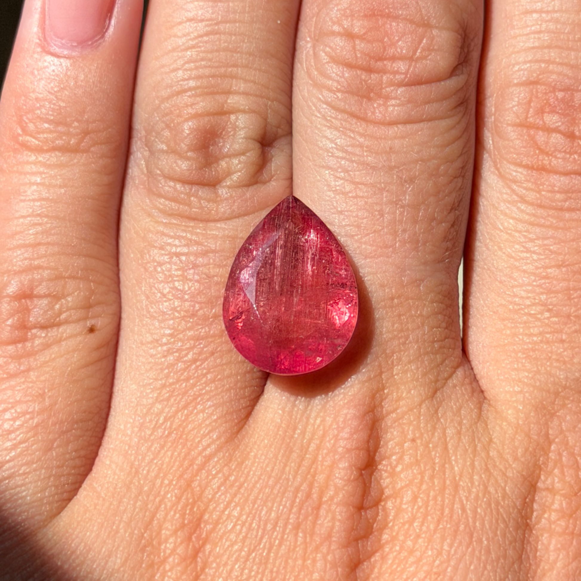 Bespoke 10.65ct Pear Pink Tourmaline