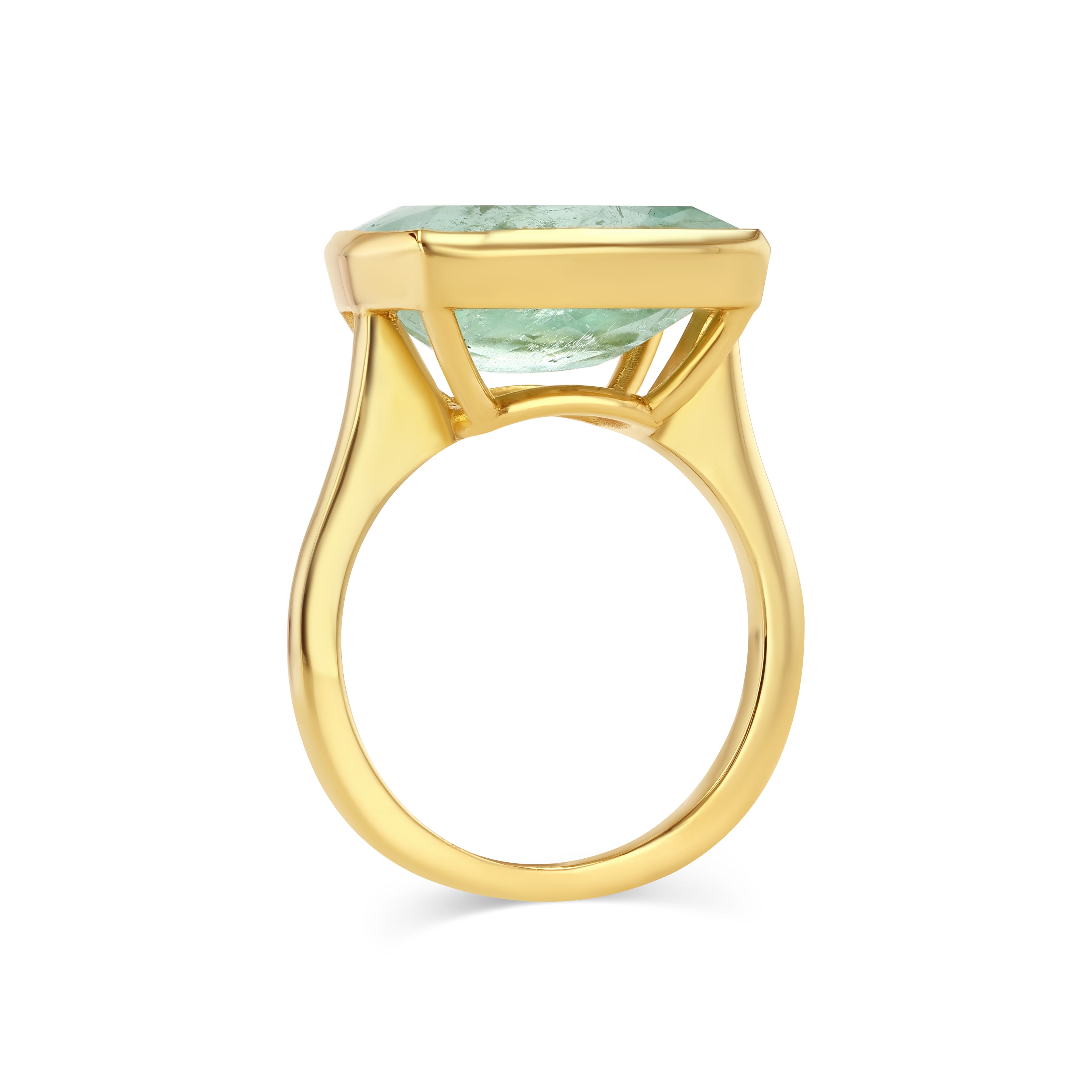 9.50ct Seafoam Beryl Bezel Ring