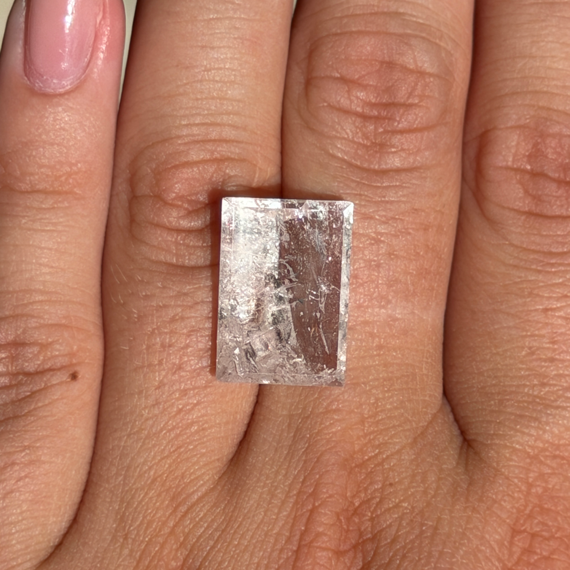 Bespoke 11.73ct Mirror Cut Pink Beryl