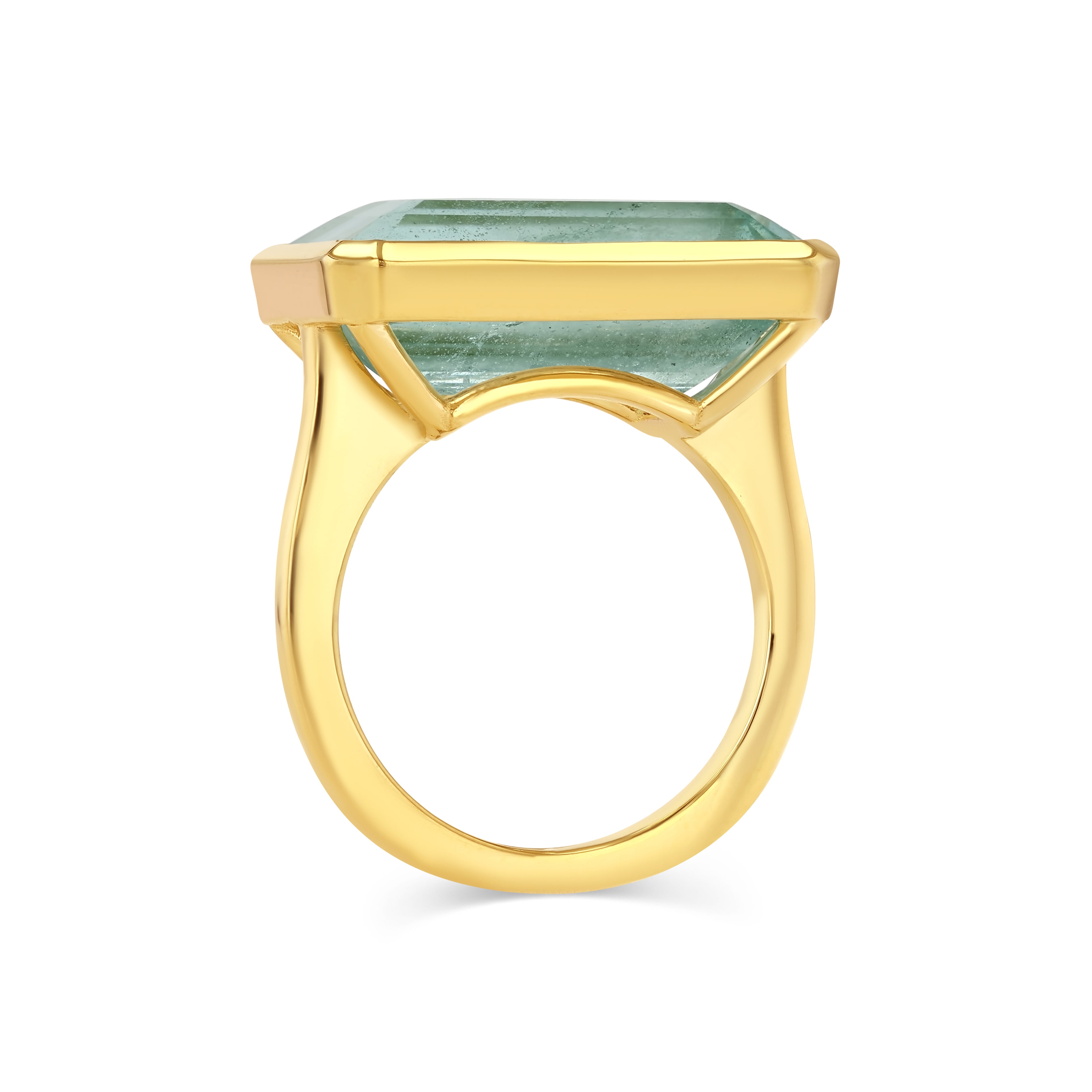 15.73ct Aquamarine Bezel Ring