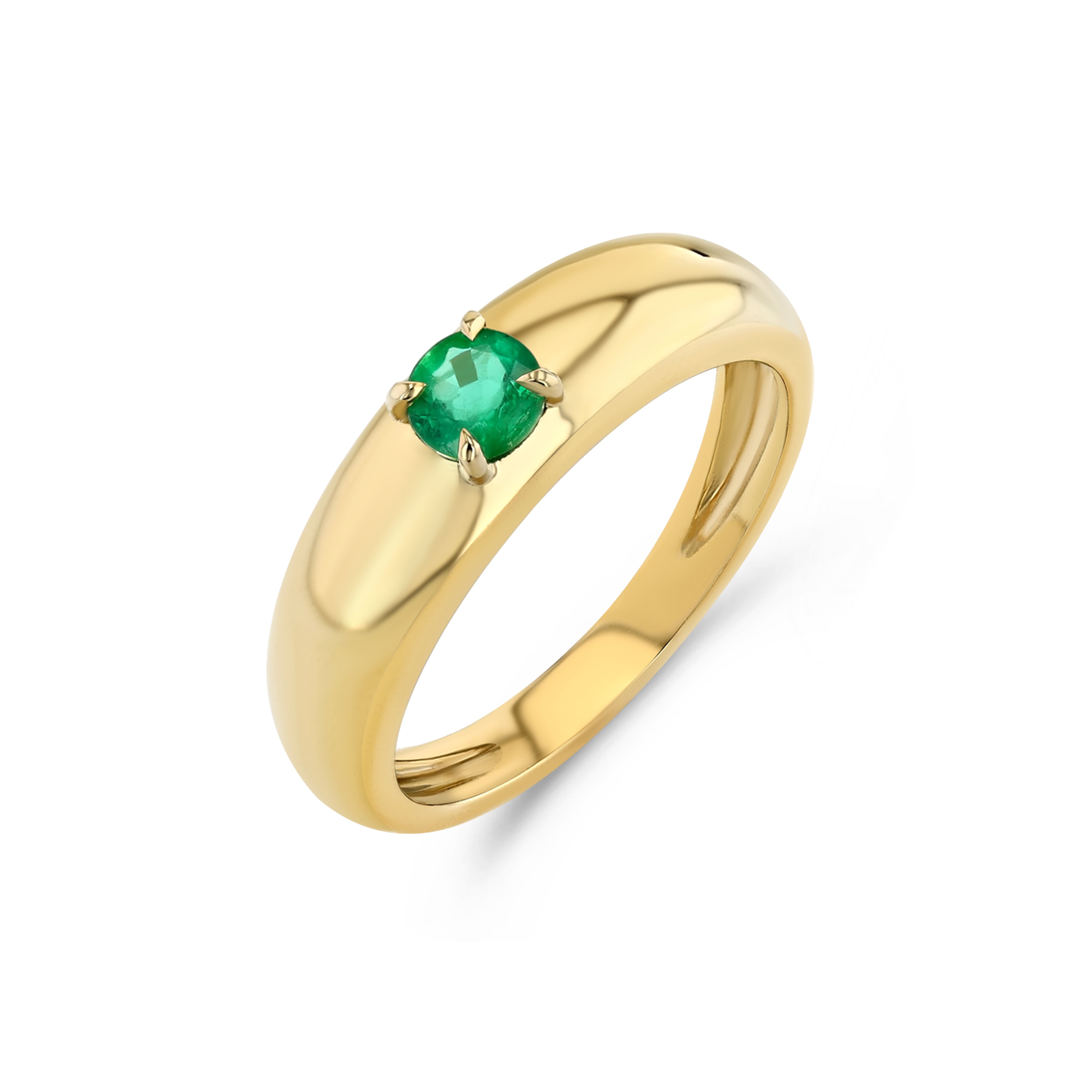 Emerald Petite Cloud Ring