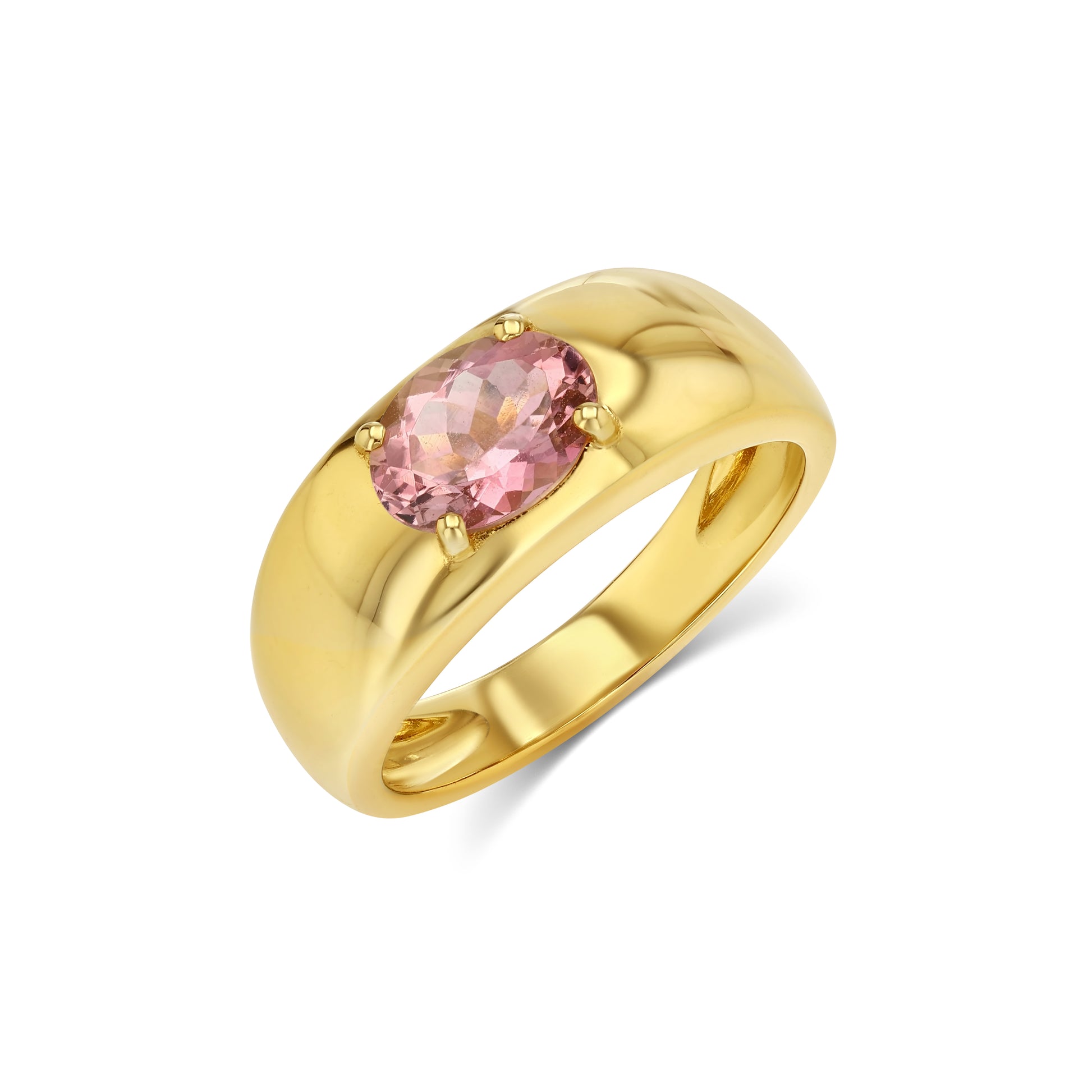 1.24 Pink Tourmaline Cloud Ring