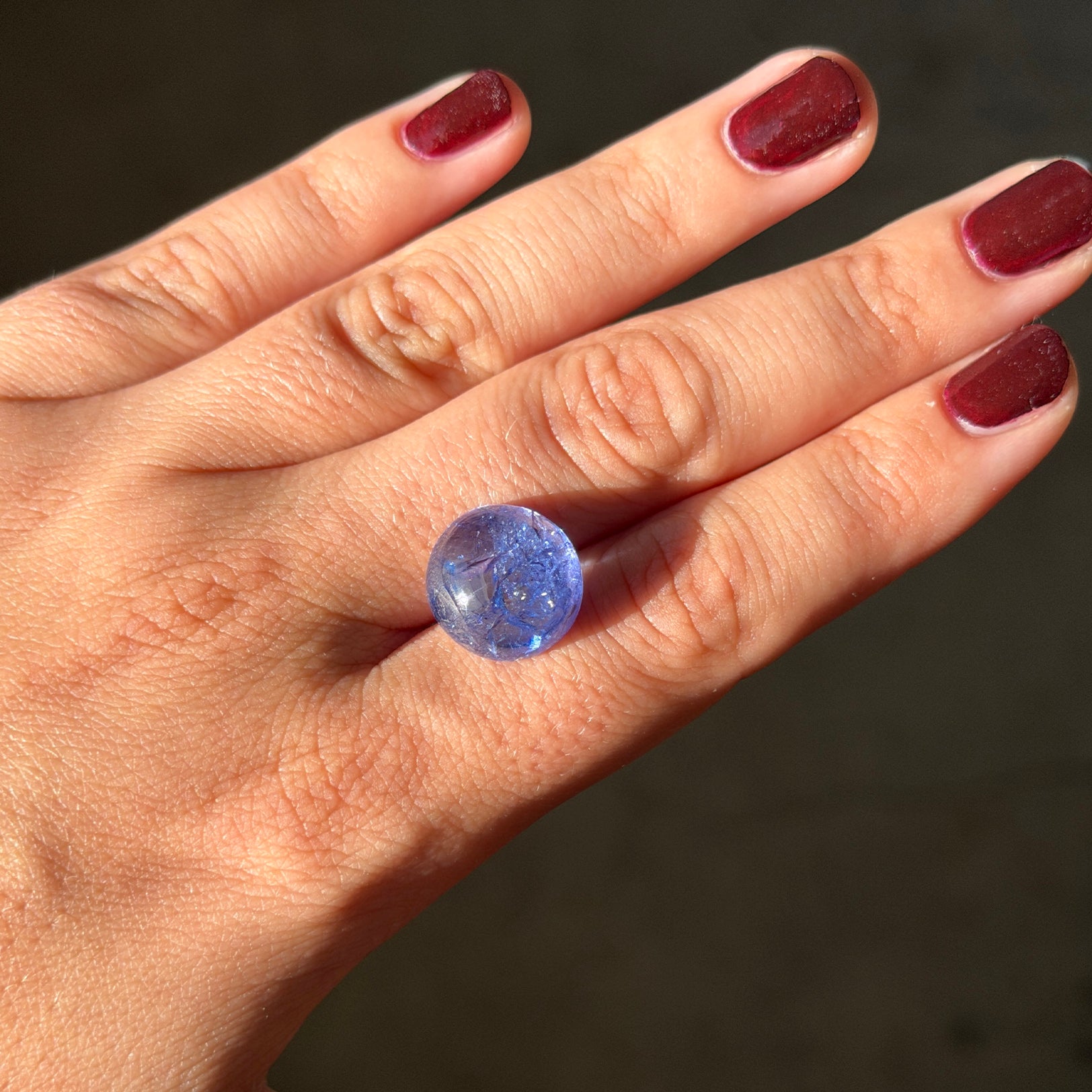 5.82ct Blue-Violet Tanzanite Cabochon