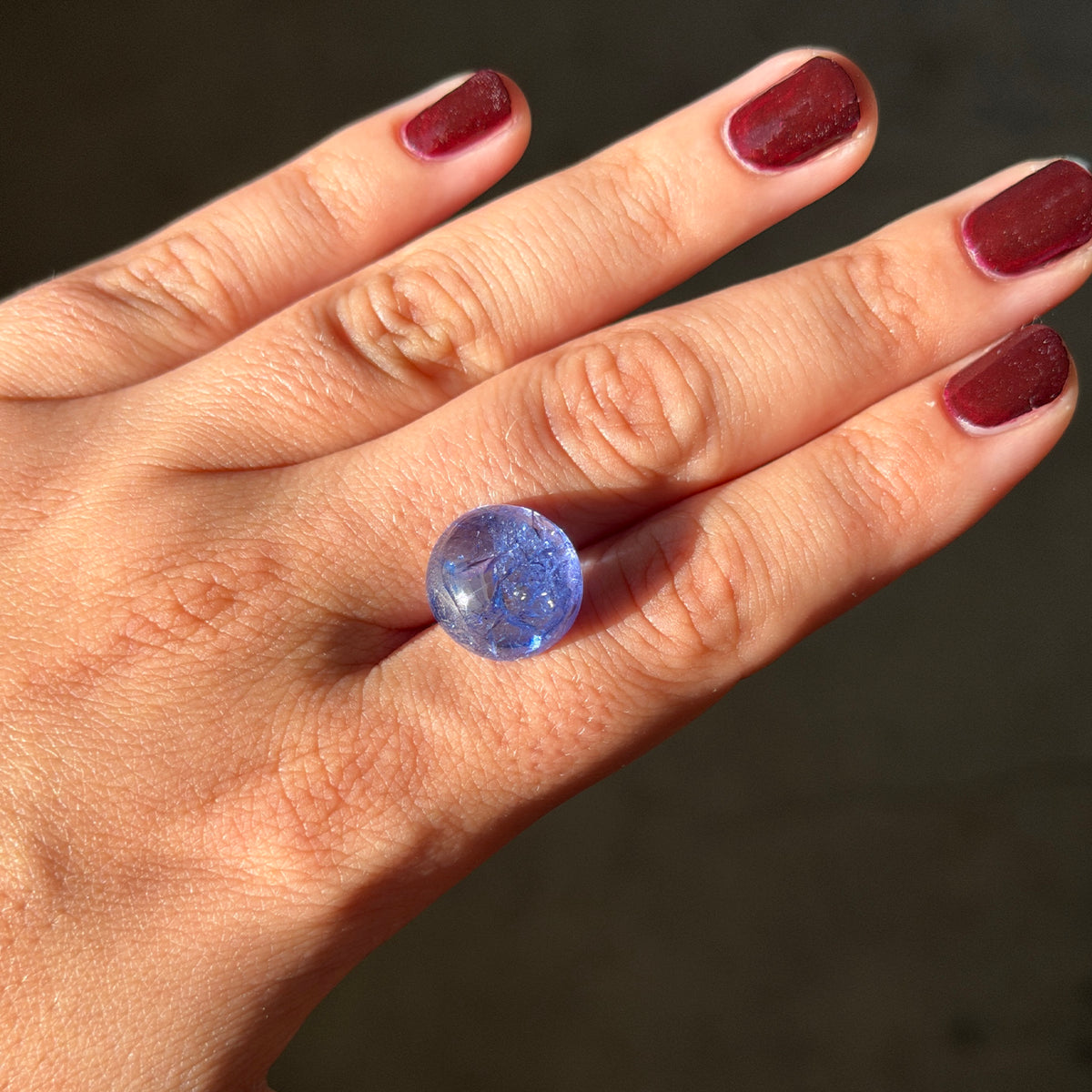 5.82ct Blue-Violet Tanzanite Cabochon