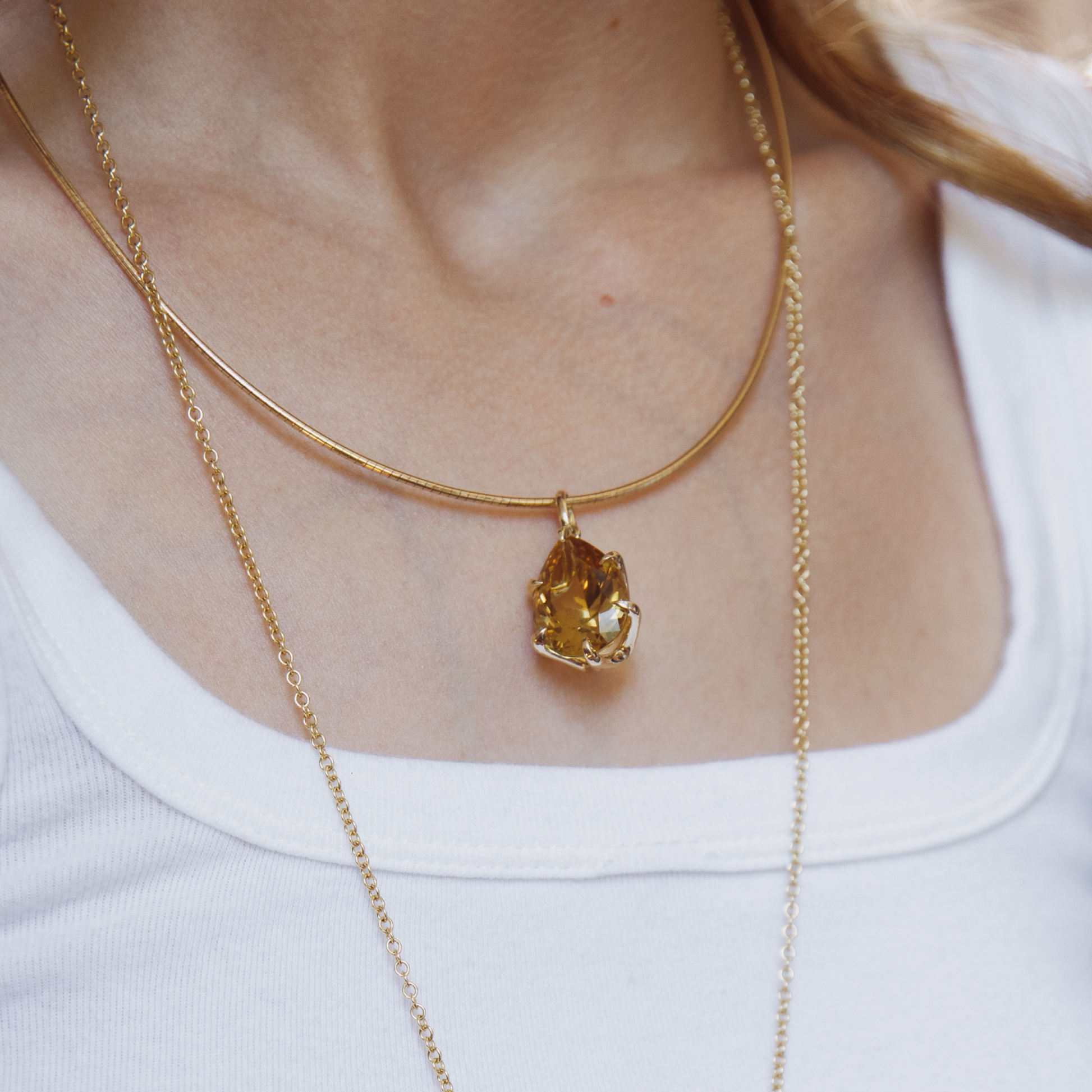 16.09ct Citrine Prong Charm